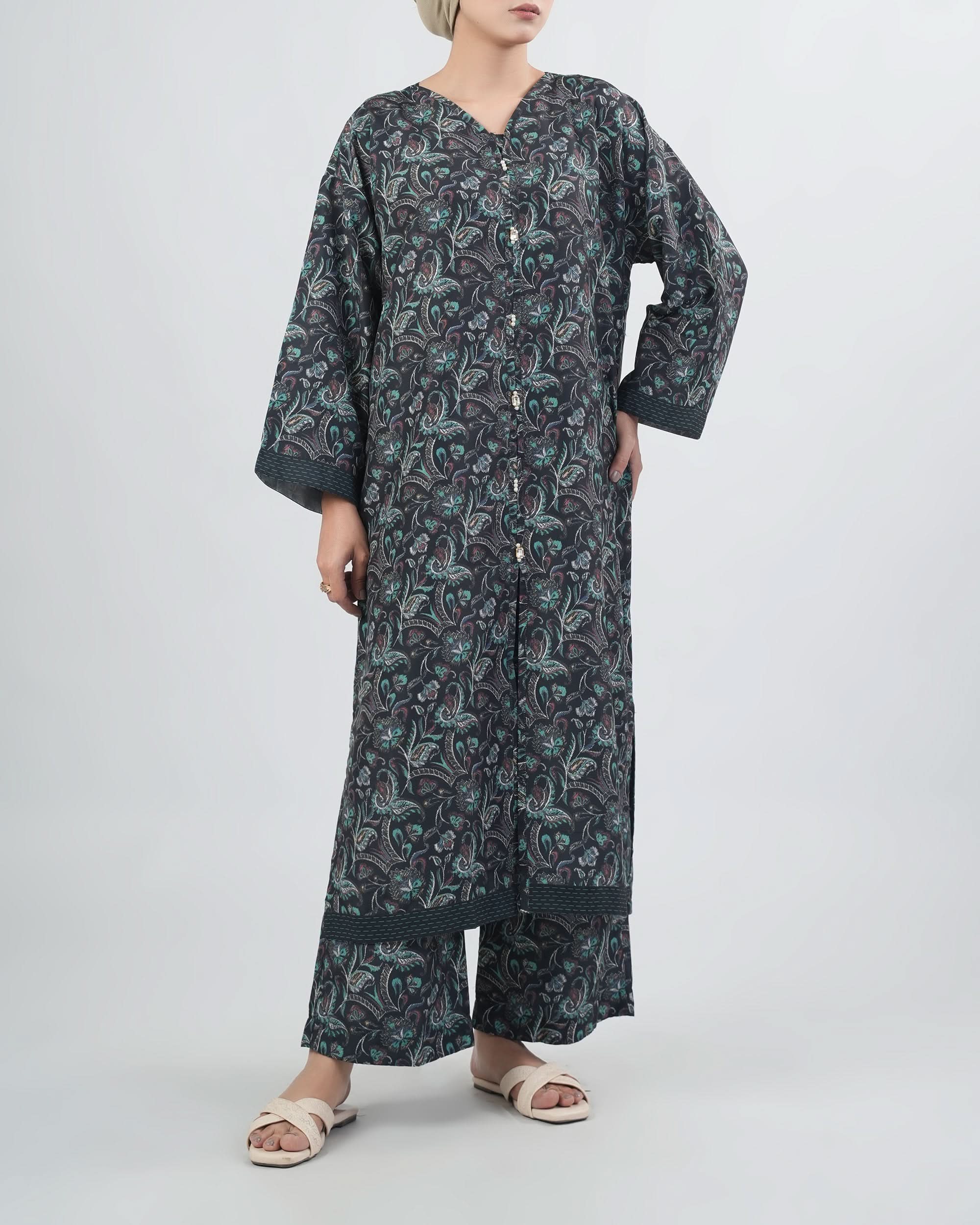 Eminent Women’s Printed Arabic Lawn 2 Pcs Suit