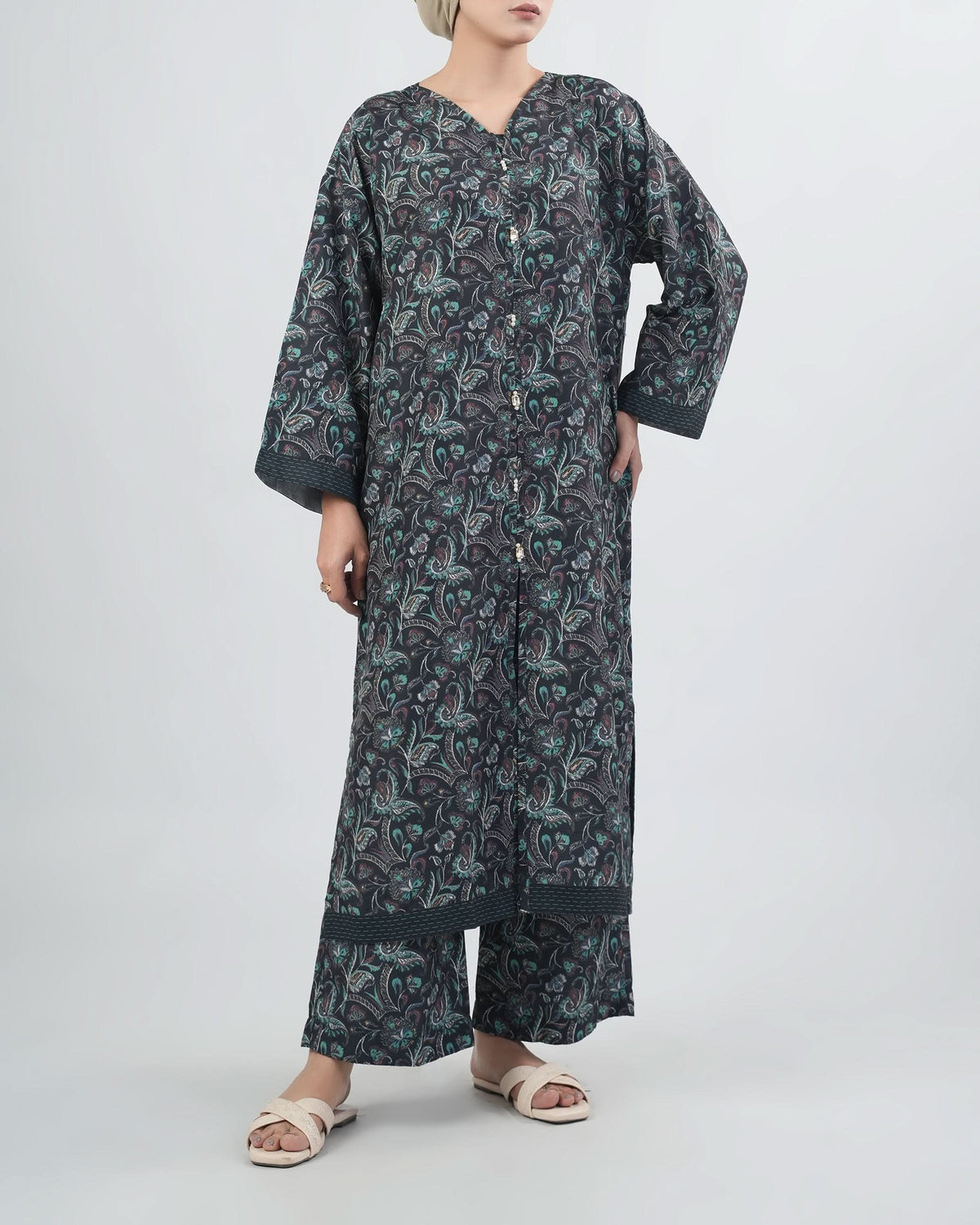 Eminent Women’s Printed Arabic Lawn 2 Pcs Suit