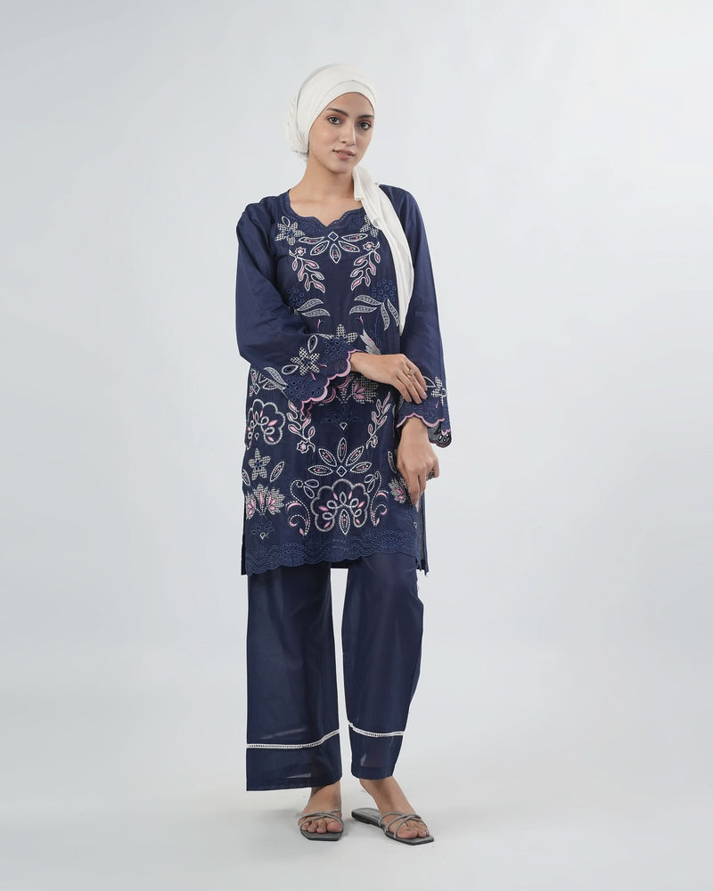 Valuables Women’s Embroidered 3 Pcs Suit