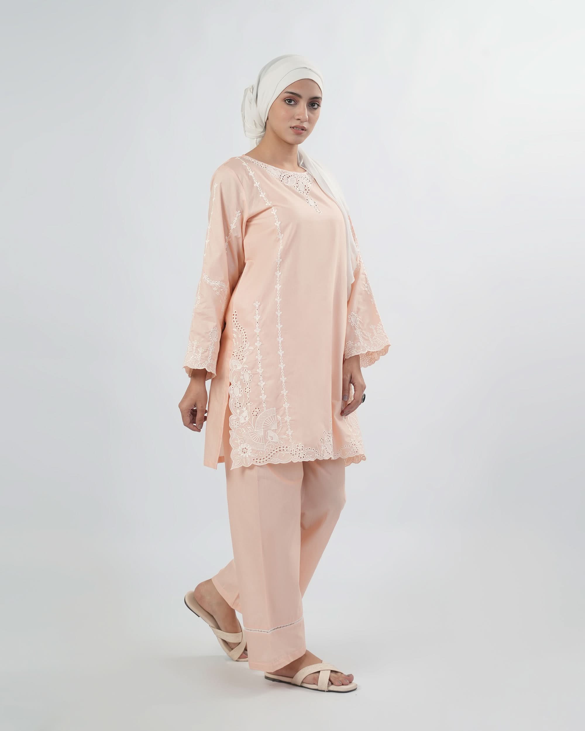 Valuables Women’s Embroidered 3 Pcs Suit