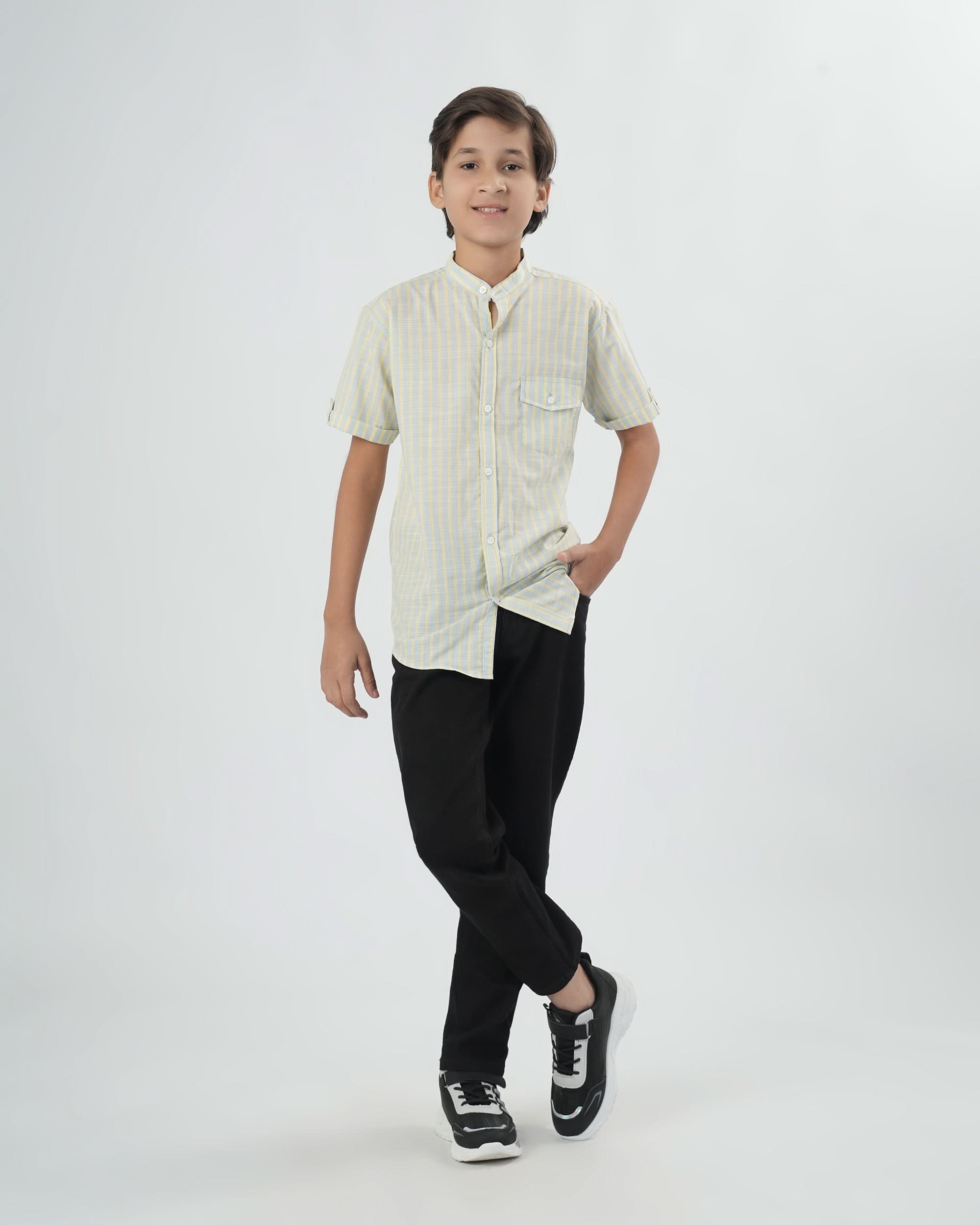 Eminent Boy's Casual Half Sleeves Shirt