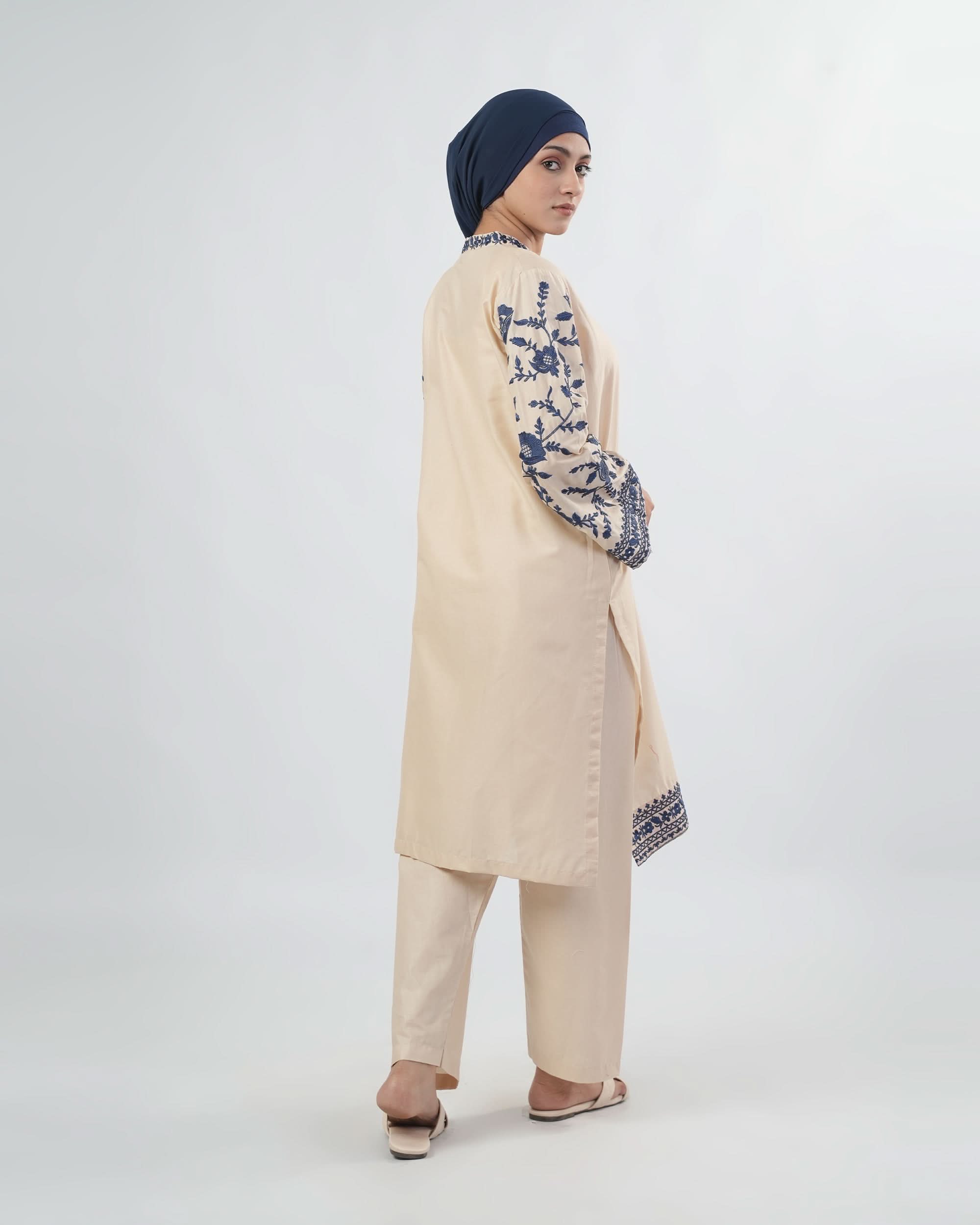 Valuables Women’s Embroidered 3 Pcs Suit