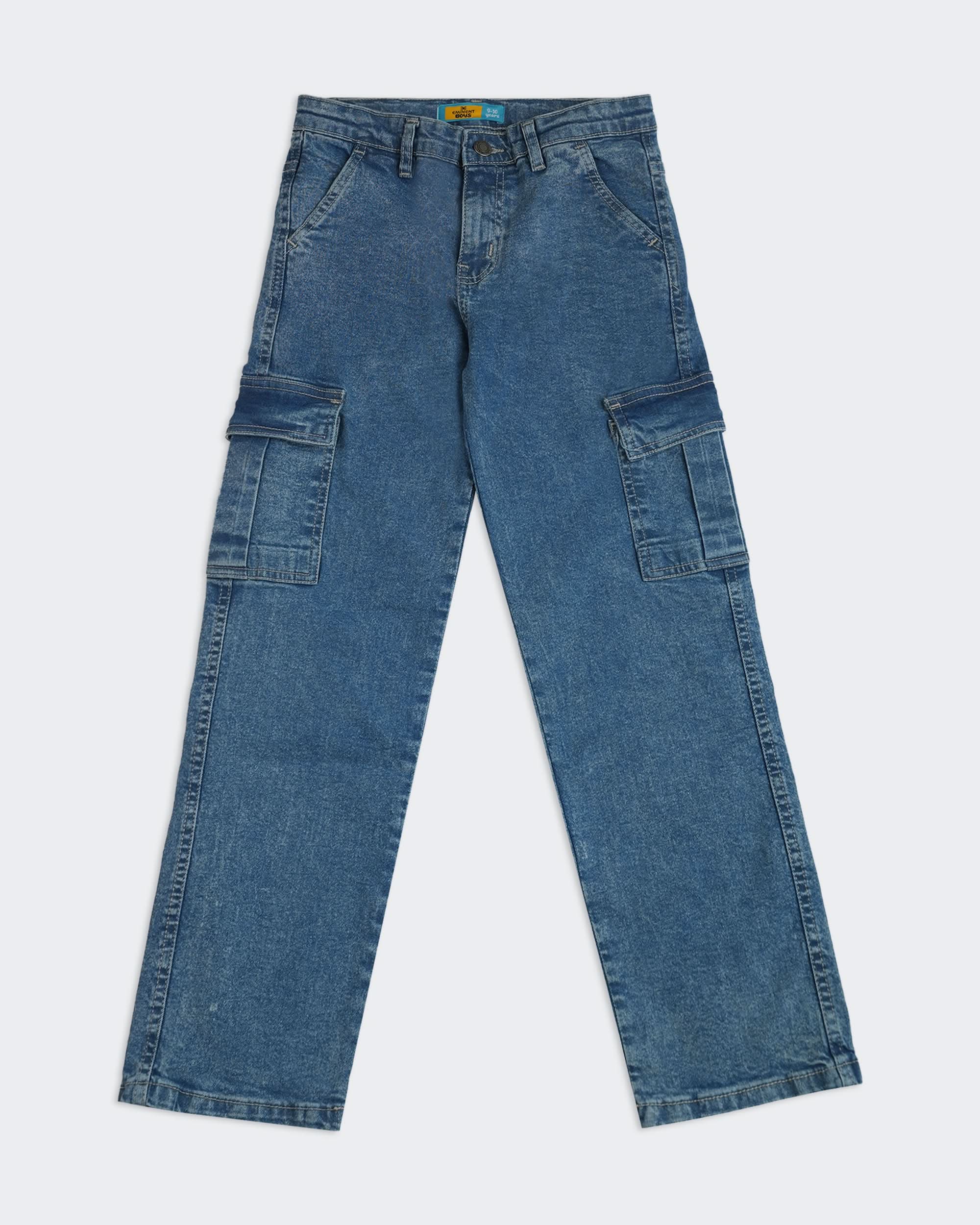 Eminent Boys Denim Cargo Pant