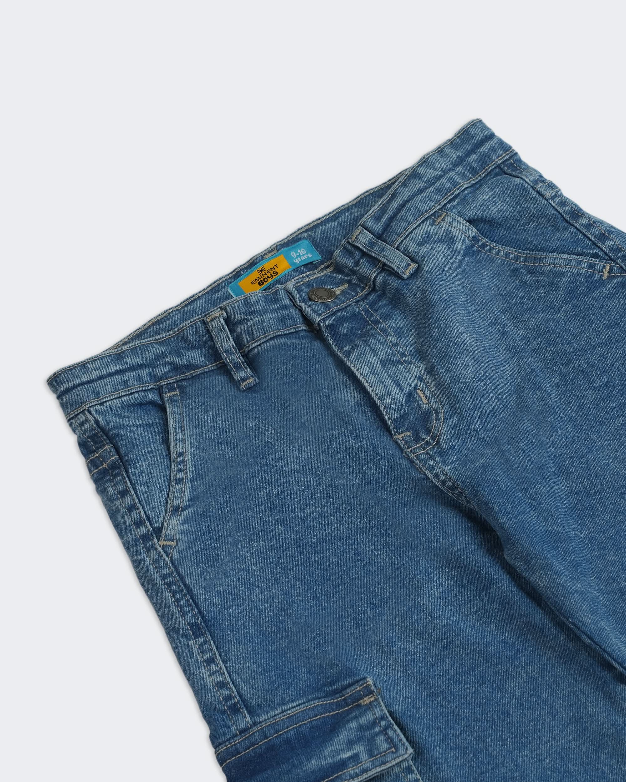 Eminent Boys Denim Cargo Pant