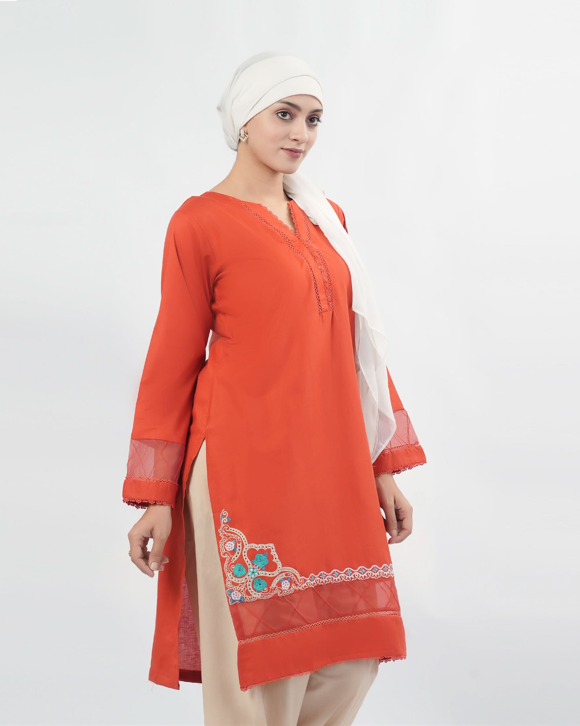 Valuables Women's Embroidered Kurti