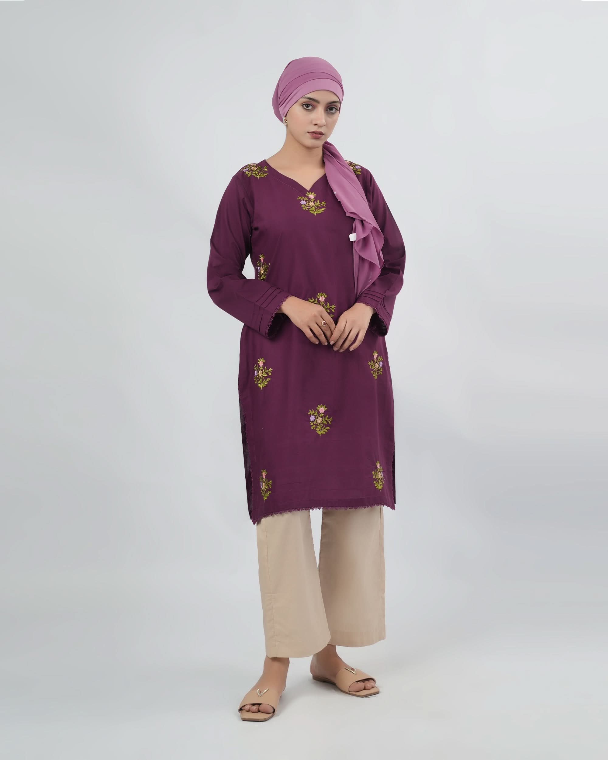 Valuables Women's Embroidered Kurti