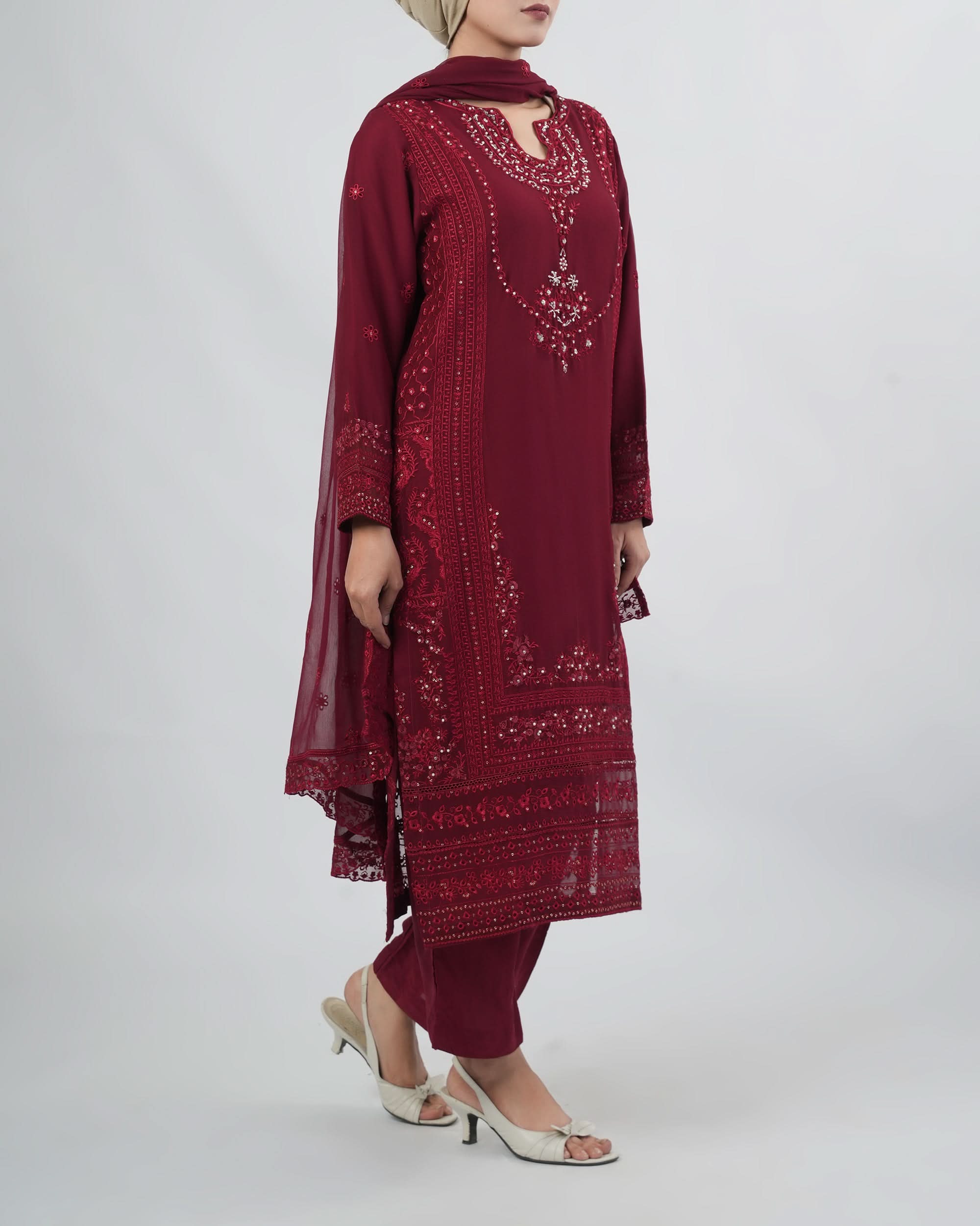 Eminent Women's  Heavy Formal Luxury 3Pcs Suit