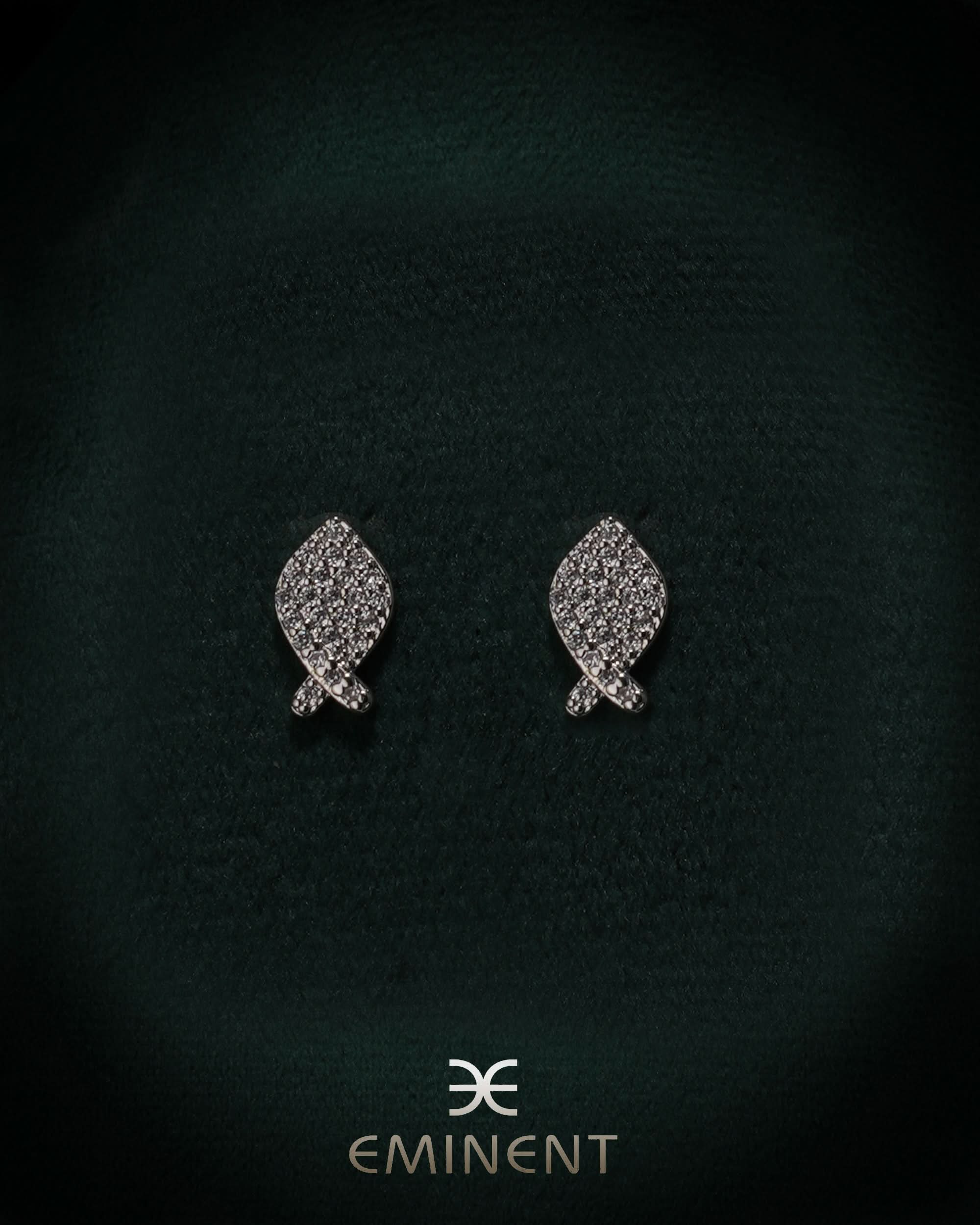 Eminent Women's Ear Tops - Silver