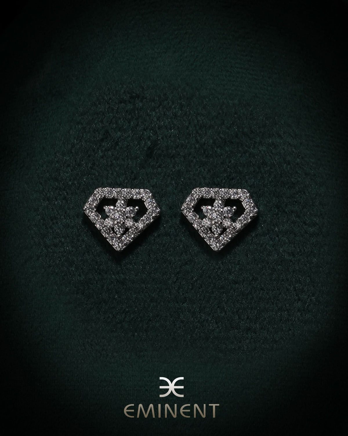 Eminent Women's Ear Tops - Silver