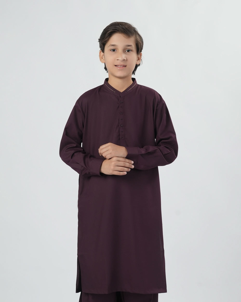 Eminent Boys Solid Dobby Shalwar Kameez