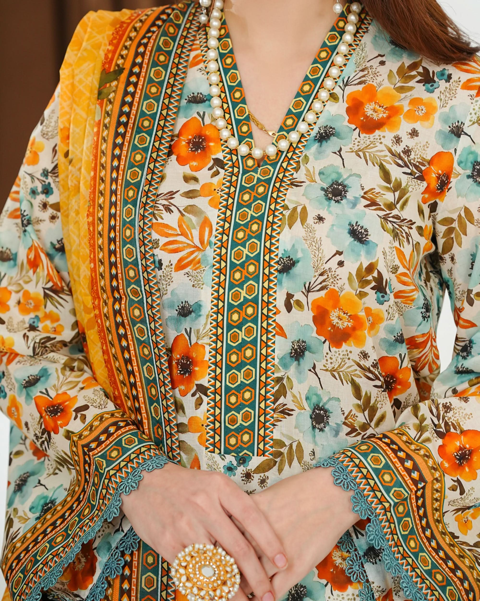 MISRI Lawn Printed 3-Piece Suit By VS Textile V-3