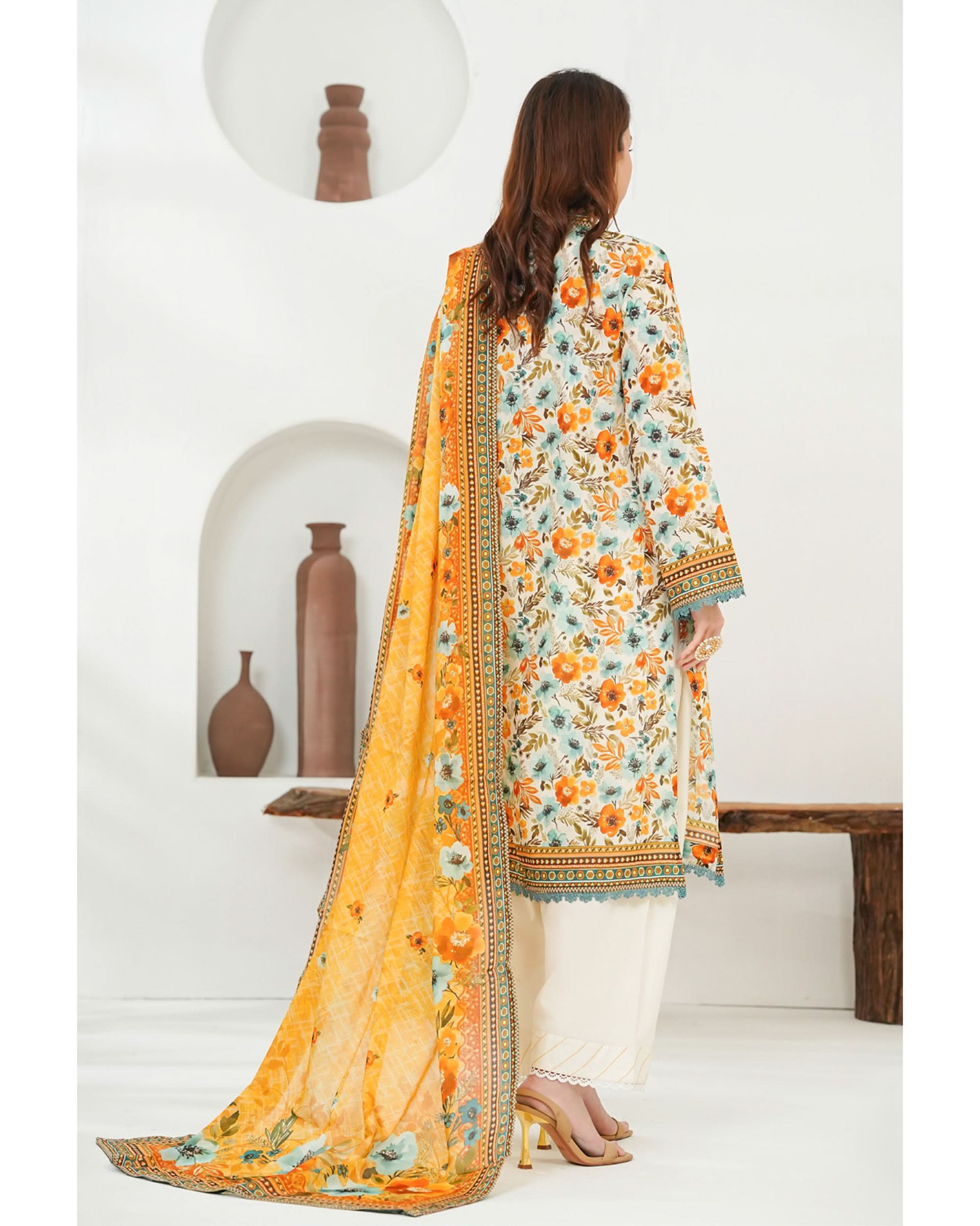 MISRI Lawn Printed 3-Piece Suit By VS Textile V-3
