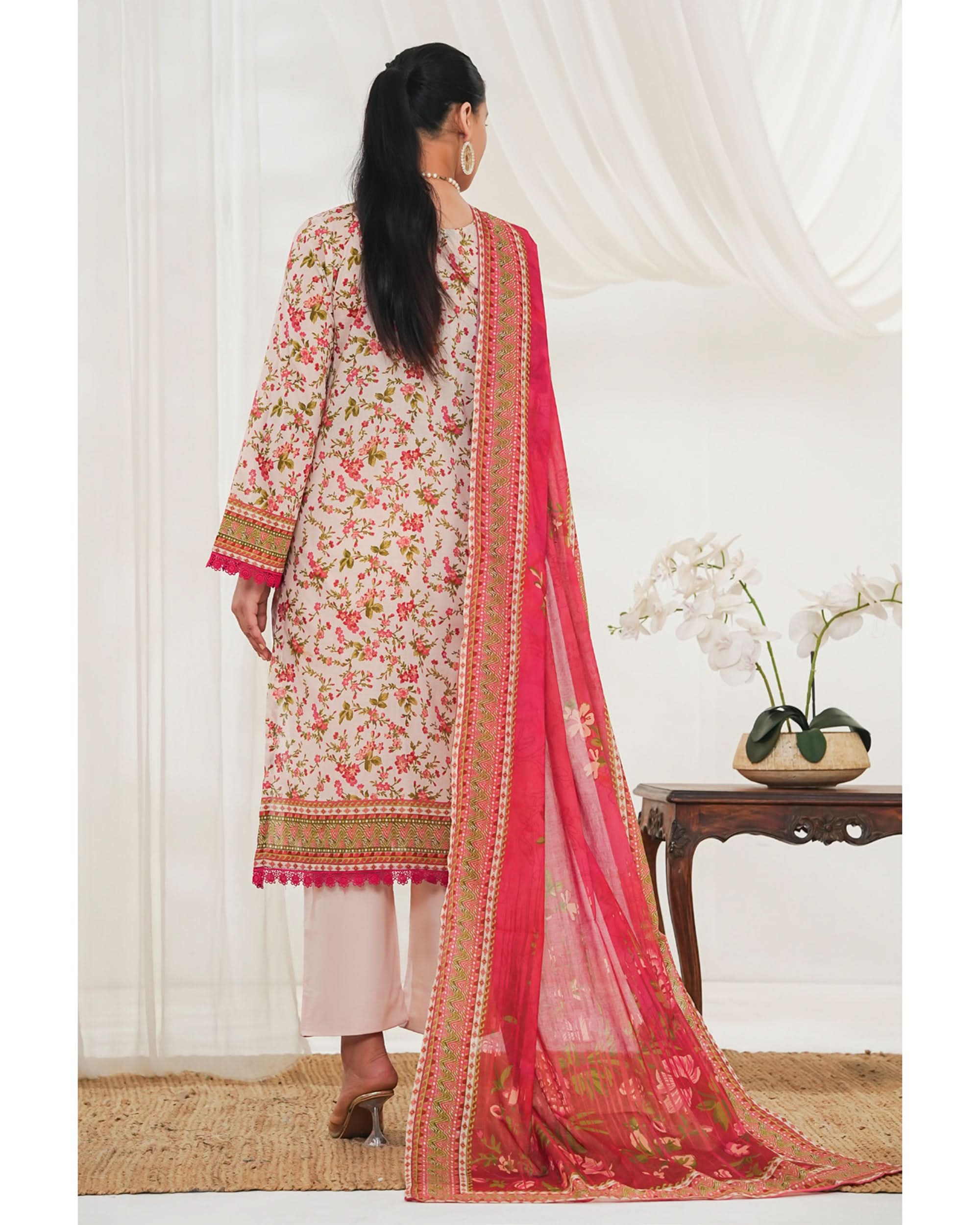 MISRI Lawn Printed 3-Piece Suit By VS Textile V-2