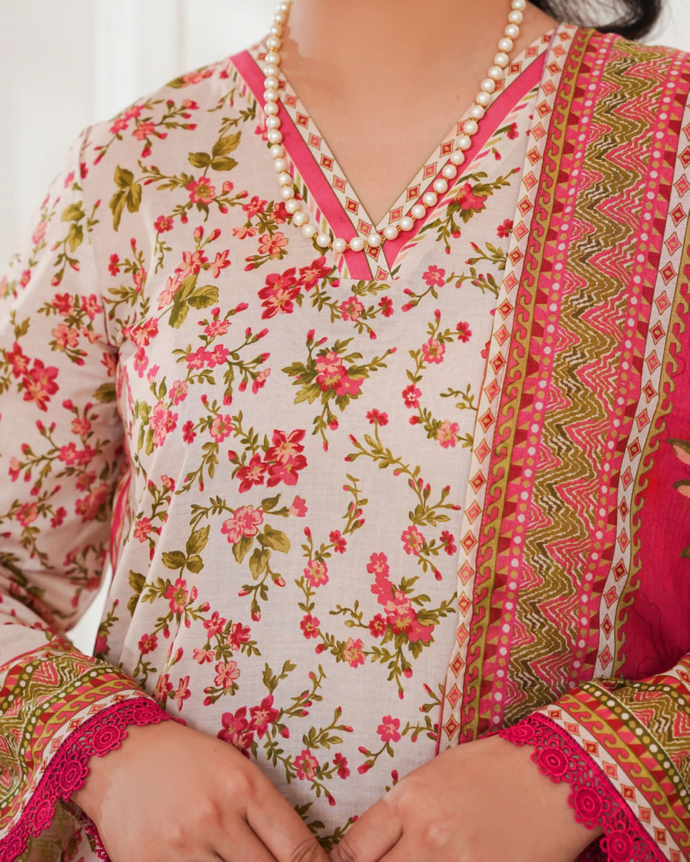 MISRI Lawn Printed 3-Piece Suit By VS Textile V-2