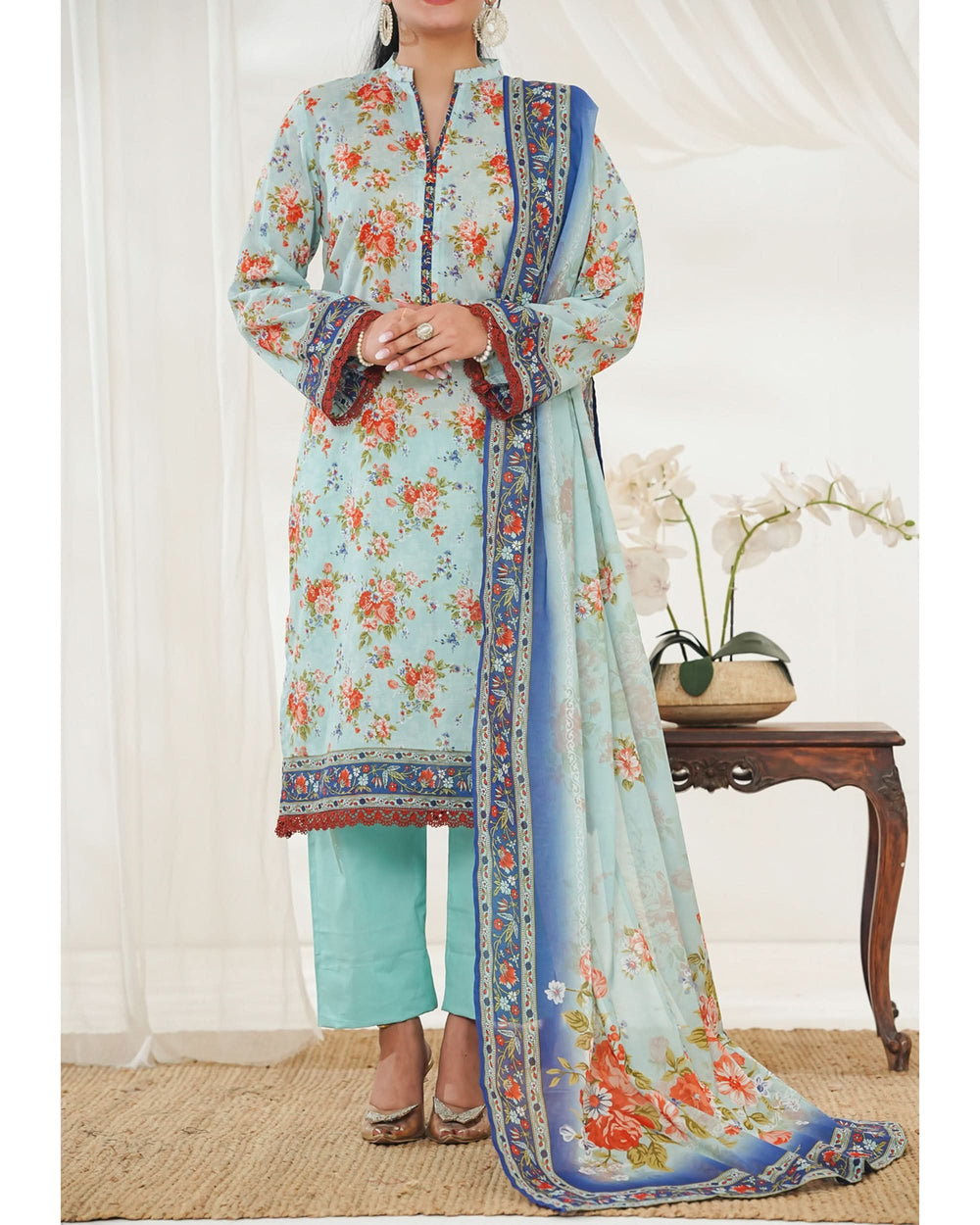 MISRI Lawn Printed 3-Piece Suit By VS Textile V-2