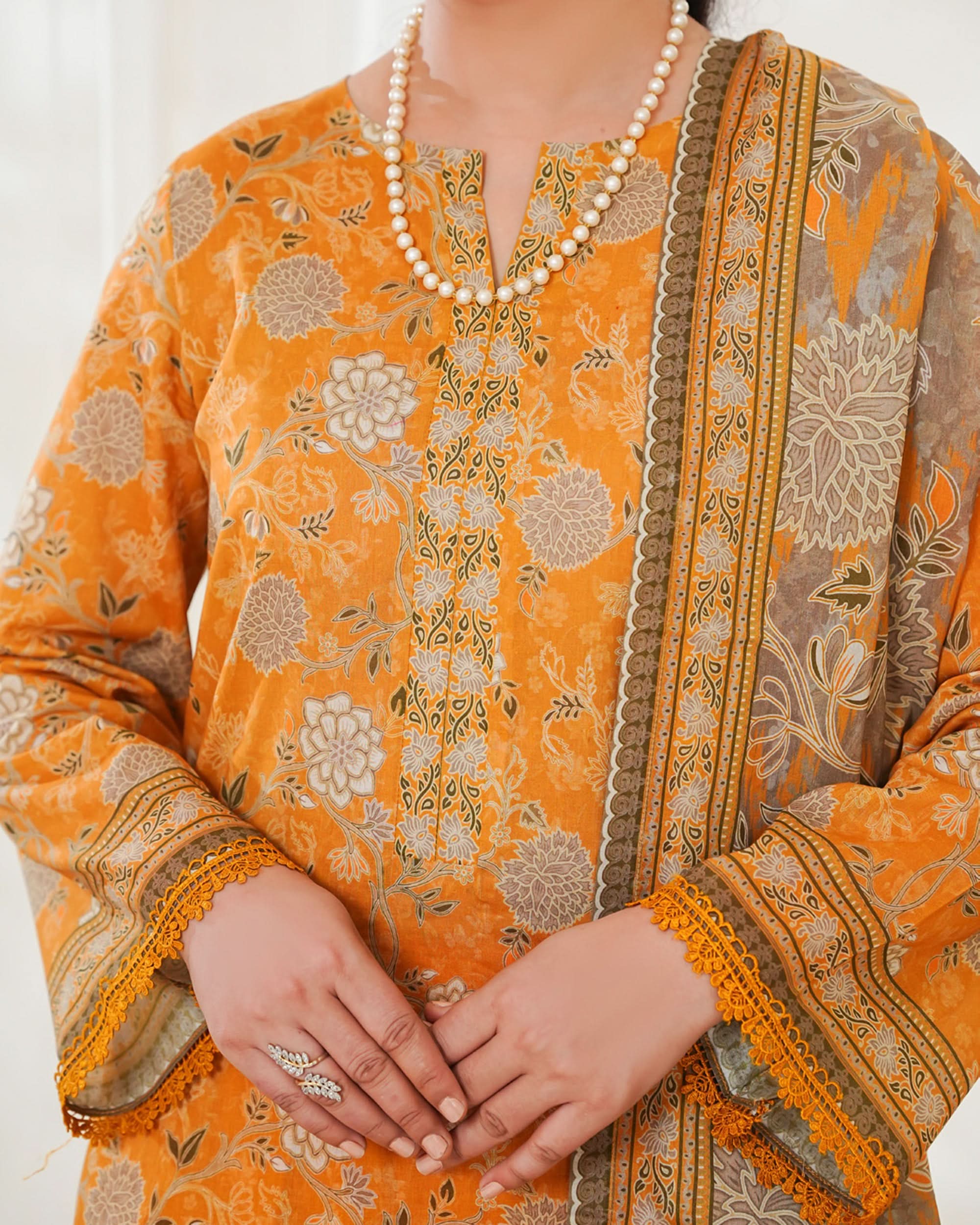 MISRI Lawn Printed 3-Piece Suit By VS Textile V-2