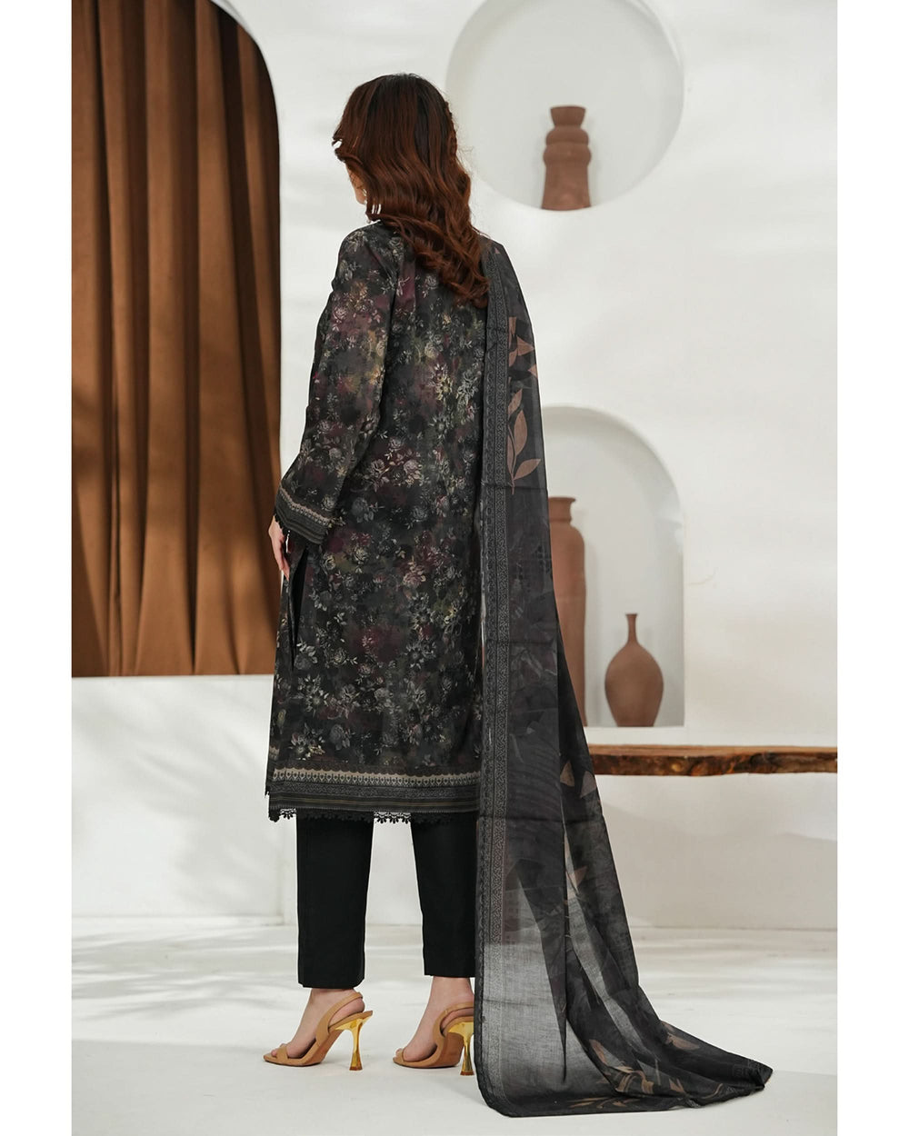 MISRI Lawn Printed 3-Piece Suit By VS Textile V-1
