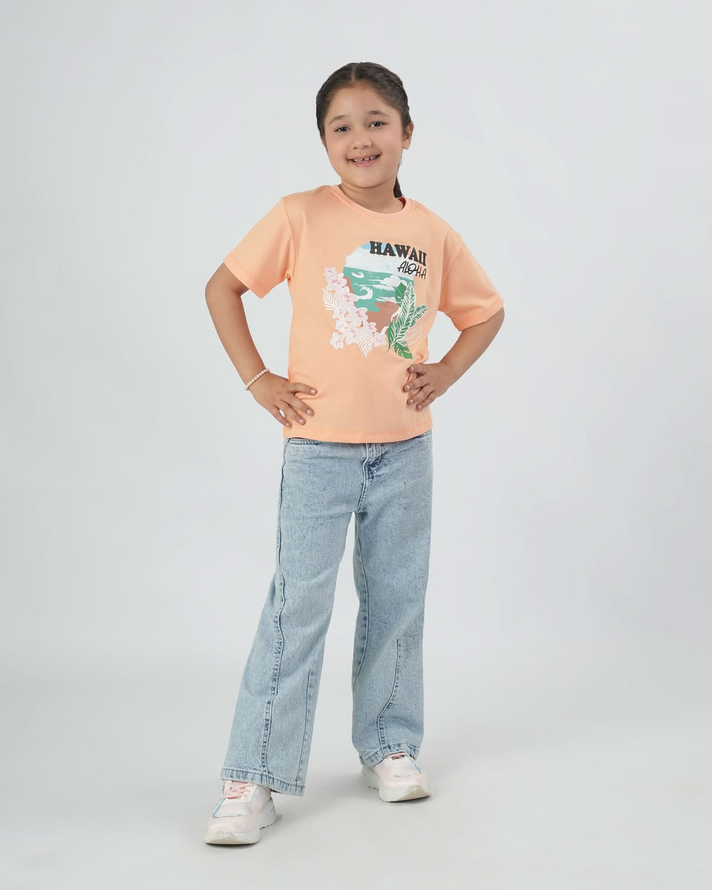 Valuables Girls Half Sleeves T-Shirt