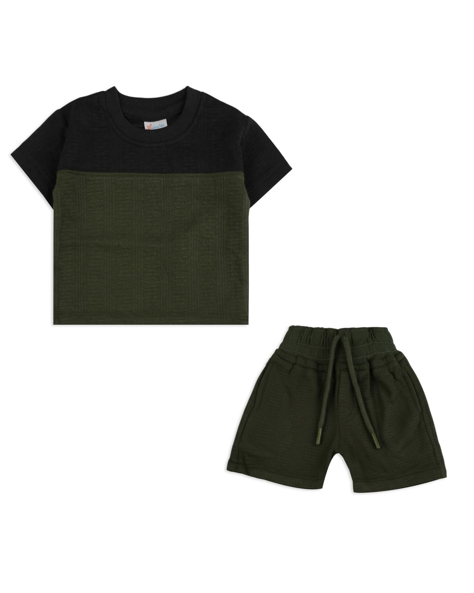 Valuables Newborn Boys Round Neck Suit