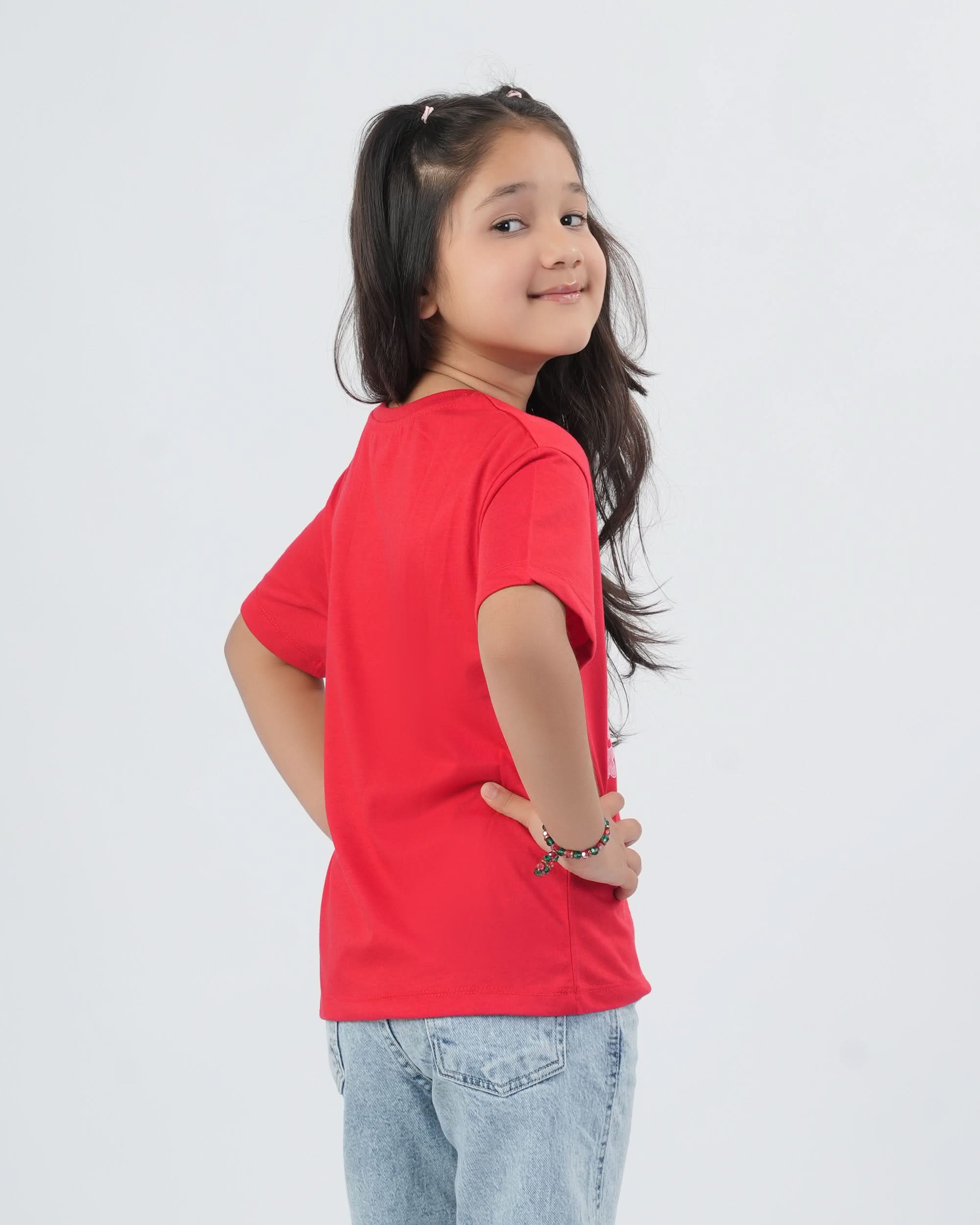 Valuables Girls Half Sleeves T-Shirt