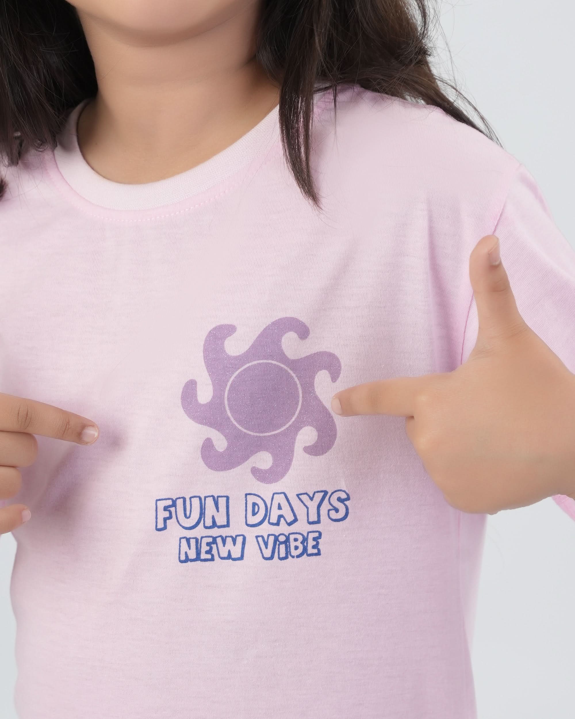 Valuables Girls Half Sleeves T-Shirt