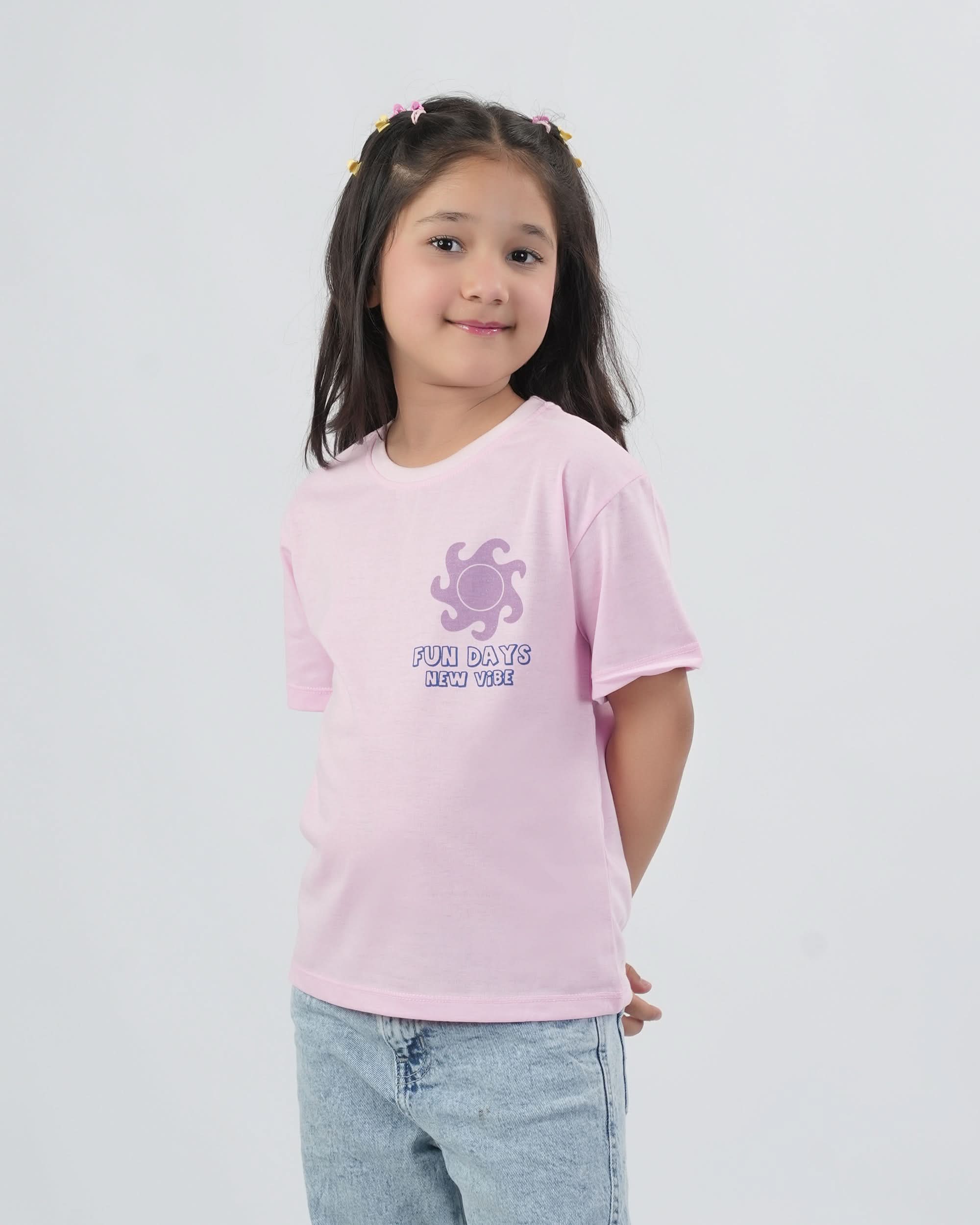 Valuables Girls Half Sleeves T-Shirt