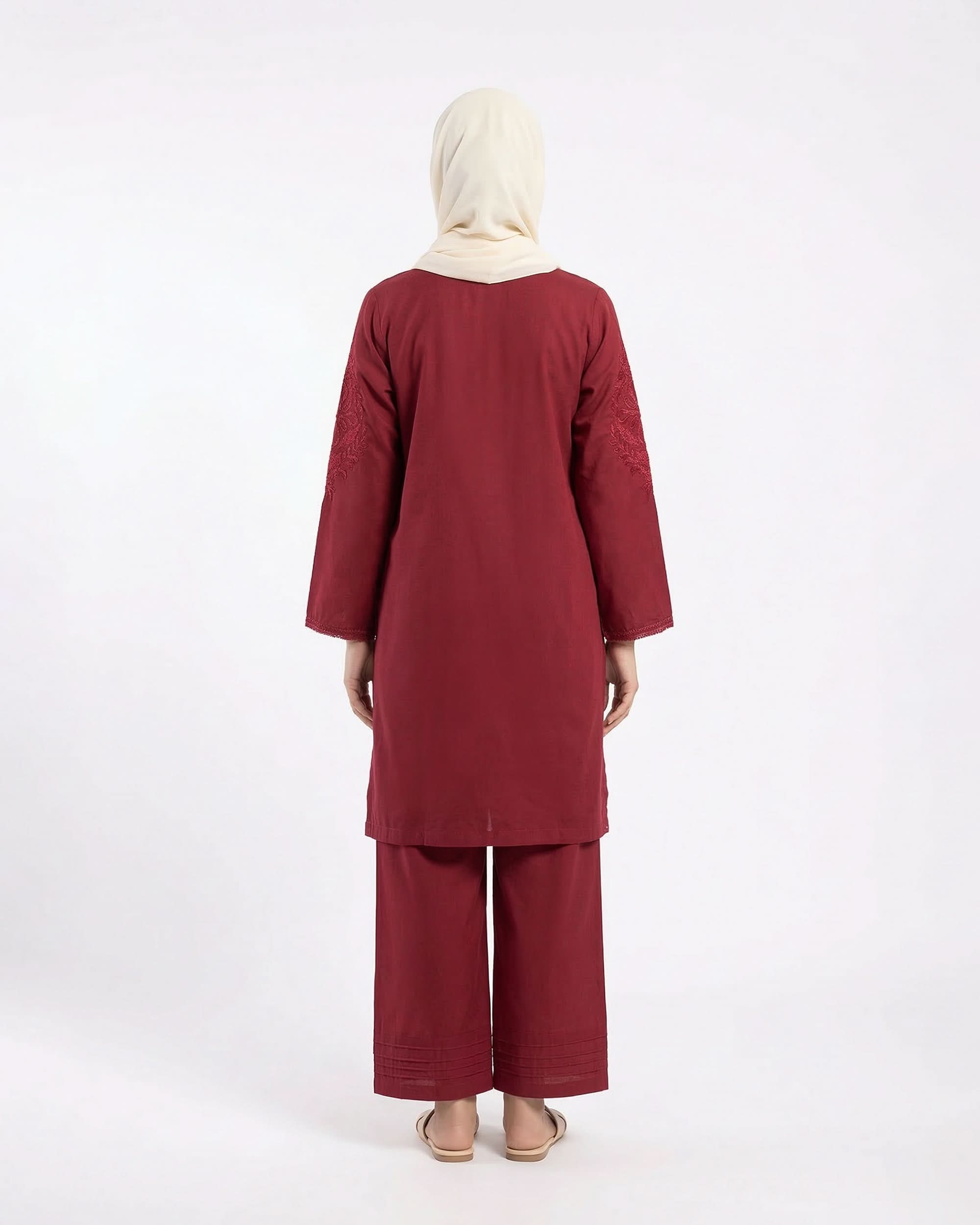 Valuables Women’s Embroidered 2Pcs Suit
