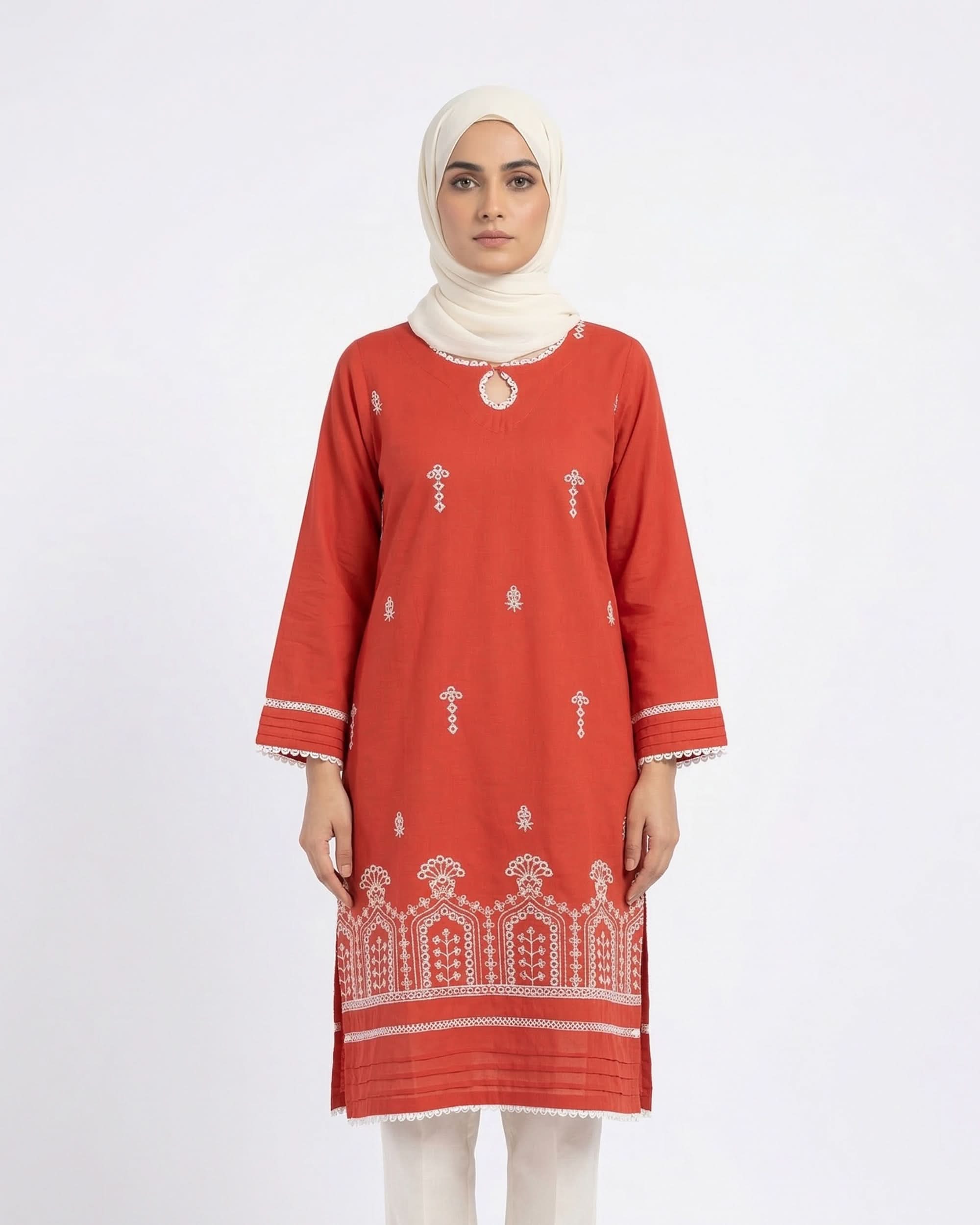 Valuables Women's Embroidered Kurti