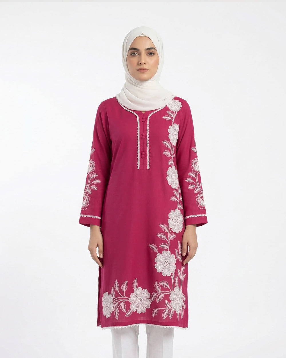 Valuables Women's Embroidered Kurti