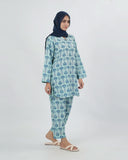 Valuables Women Slub Printed 2Pcs Suit