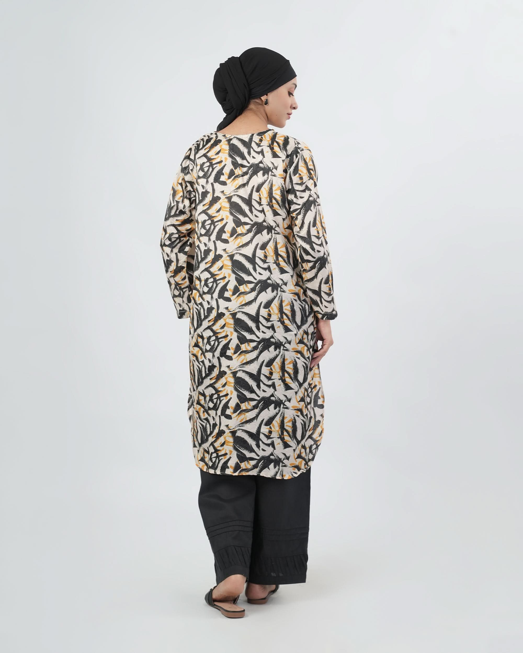 Valuables Women Printed Jacquard Kurti