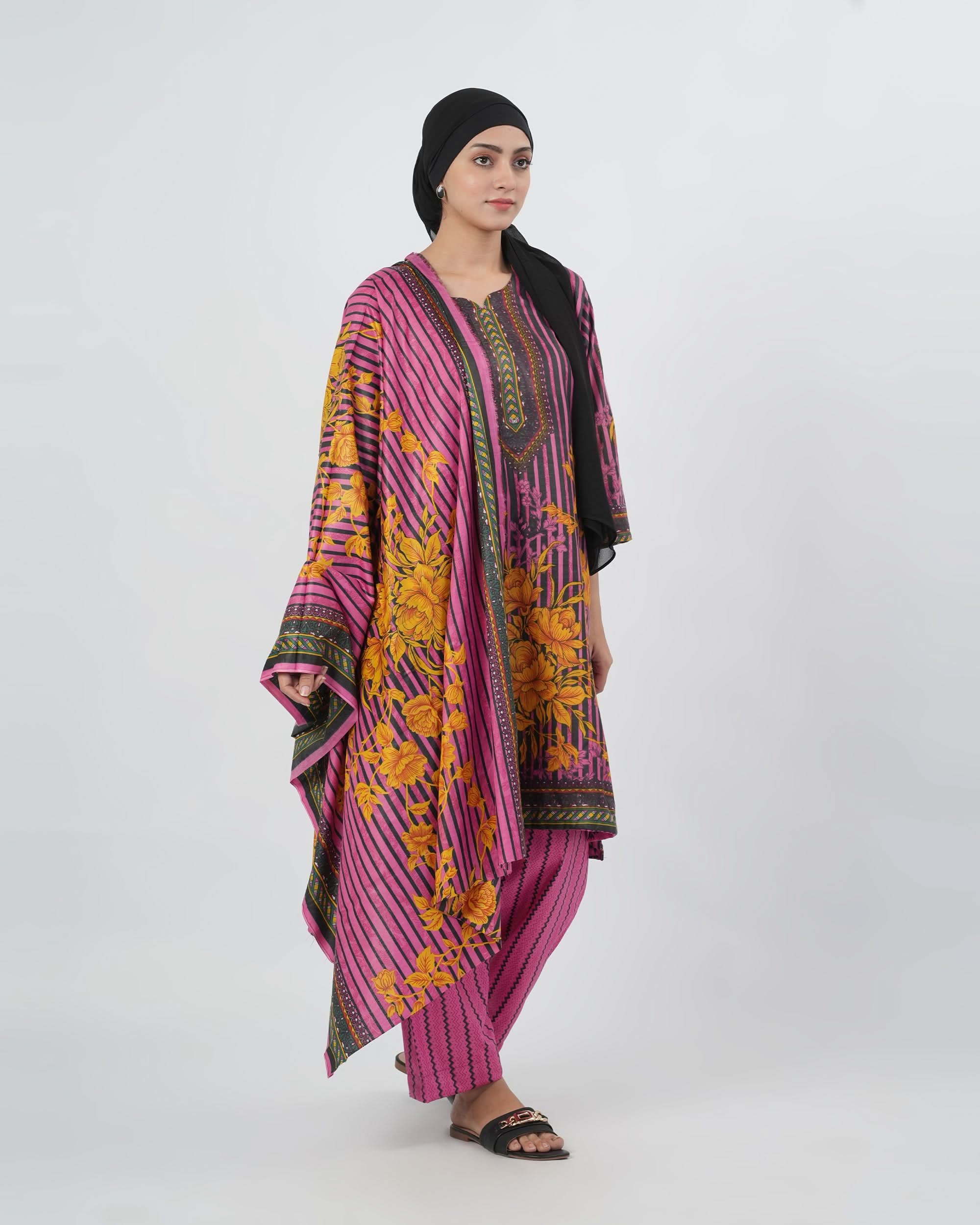 Shahzaib Gull Gee Printed 3-Pcs Suit