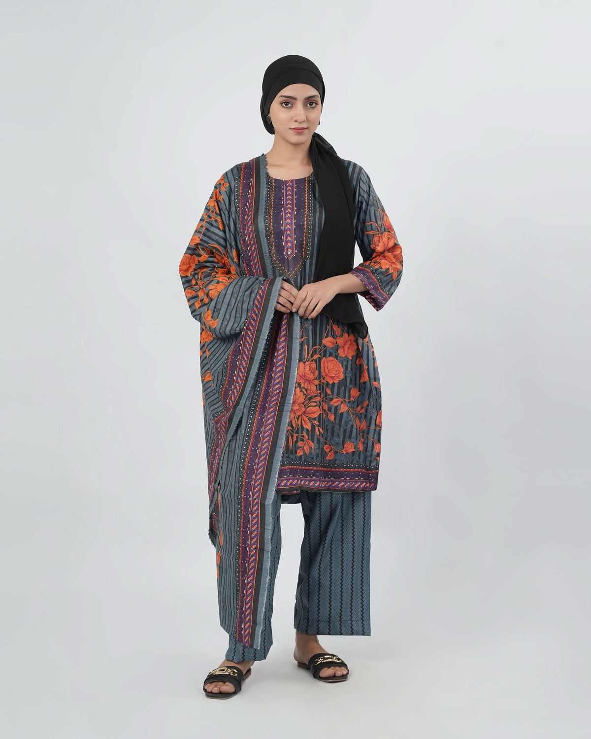 Shahzaib Gull Gee Printed 3-Pcs Suit