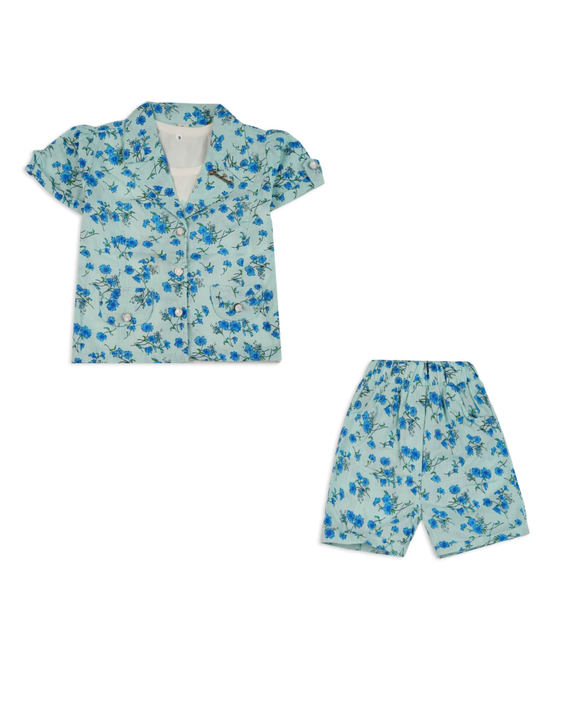 Girl’s Half Sleeves Suit