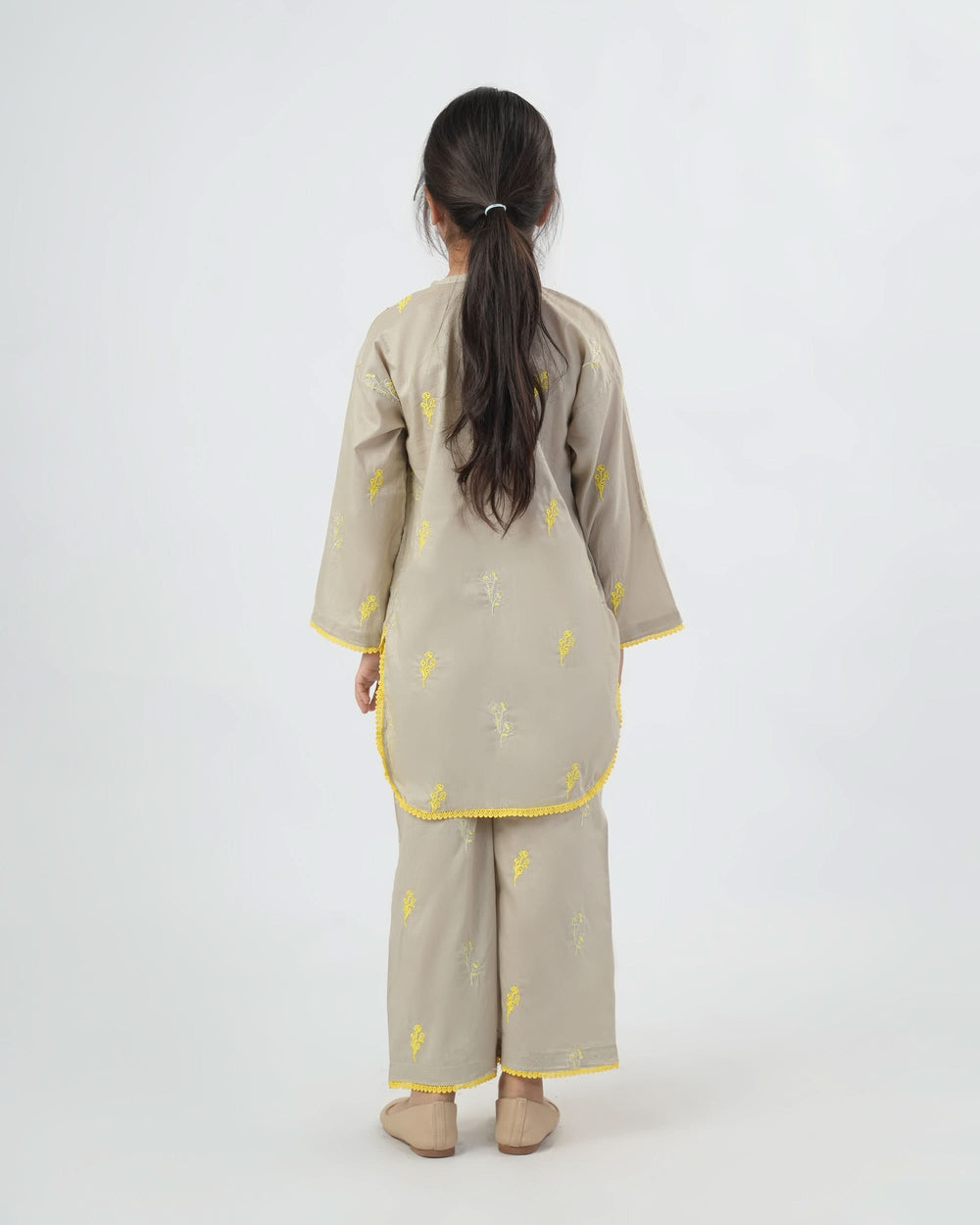 Girl’s Embroidered 2Pc Suit