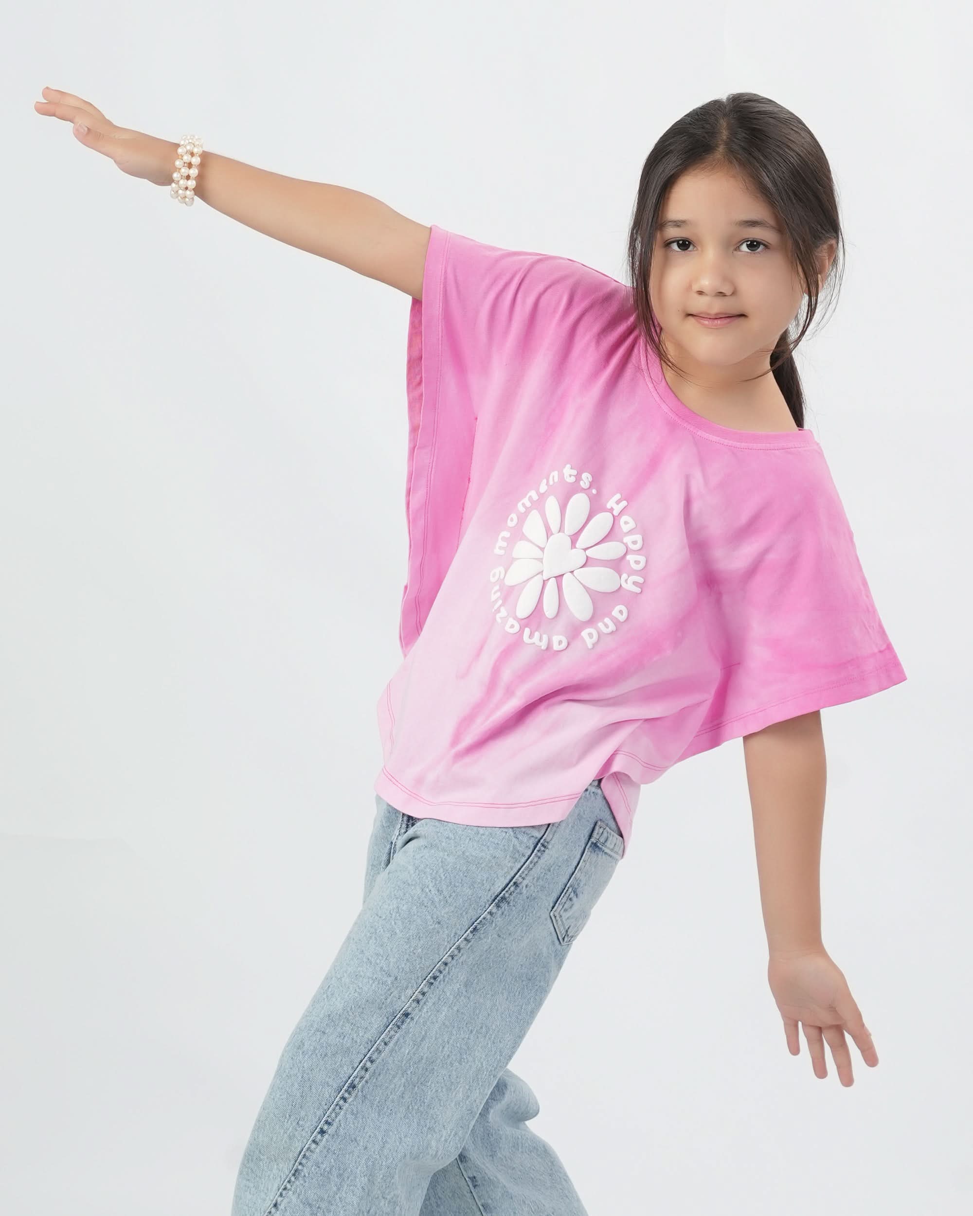 Eminent Girls Half Sleeves Top