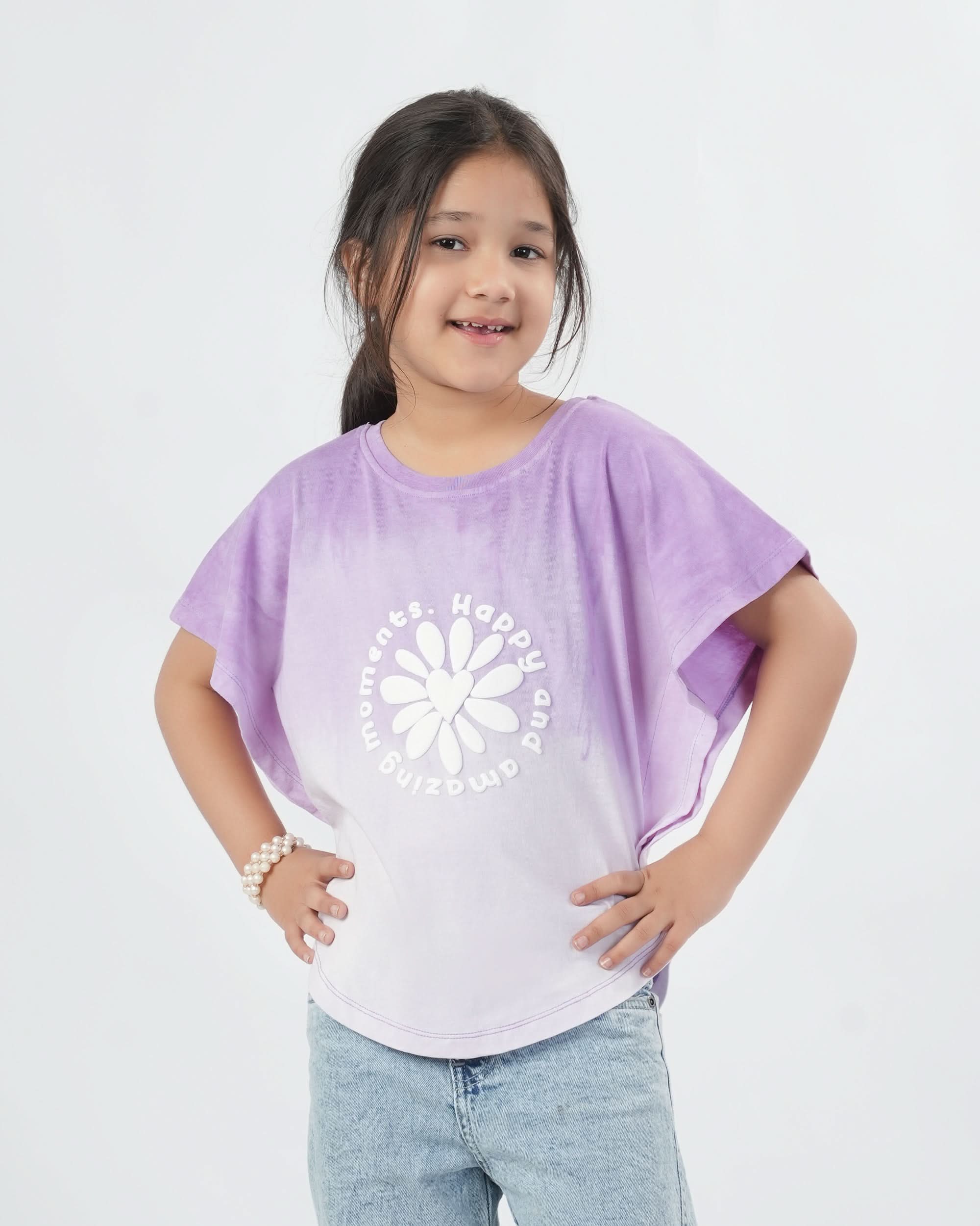 Eminent Girls Half Sleeves Top