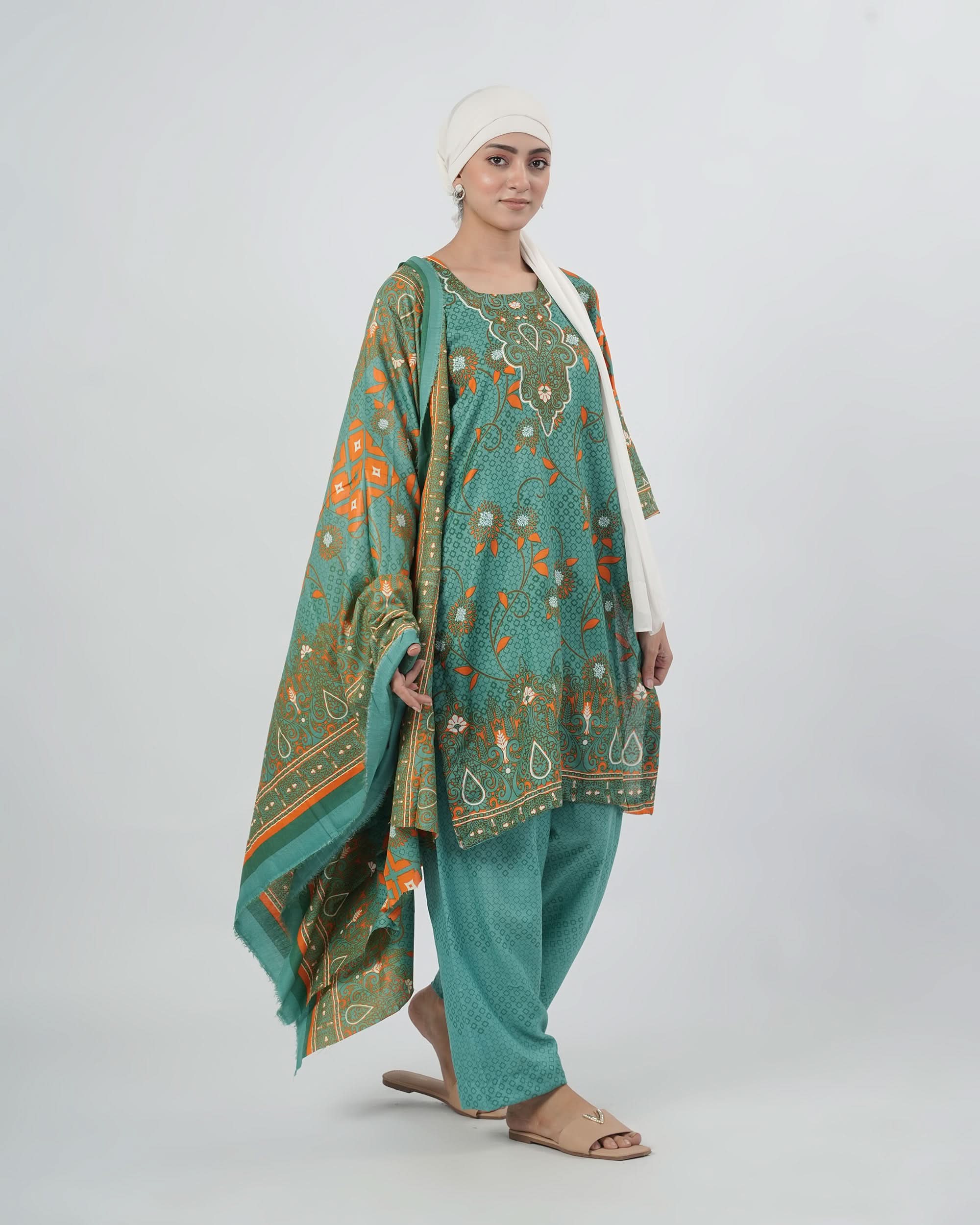 Shahzaib Gull Gee Printed 3-Pcs Suit