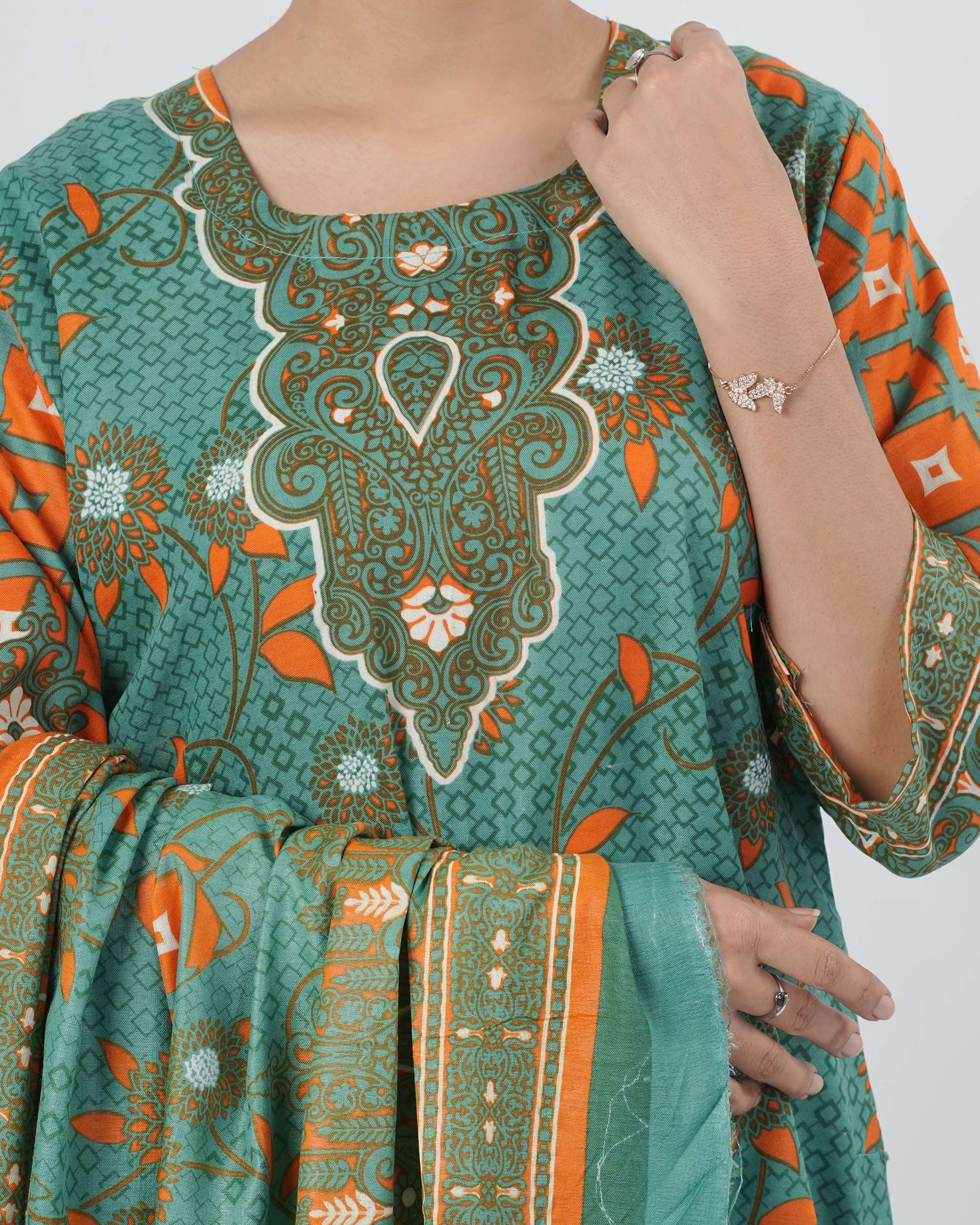 Shahzaib Gull Gee Printed 3-Pcs Suit