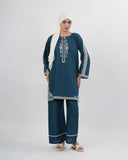 Valuables Women Embroidered 2Pcs Suit