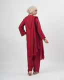 Valuables Women’s Embroidered 3Pcs Suit