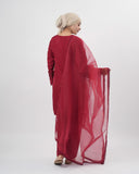 Valuables Women Raw Silk 3Pcs Suit