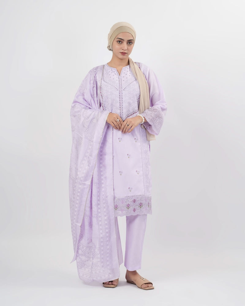Valuables Women Embroidered 3Pcs Suit
