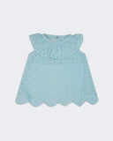 Newborn Girls Half Sleeves Woven Frock