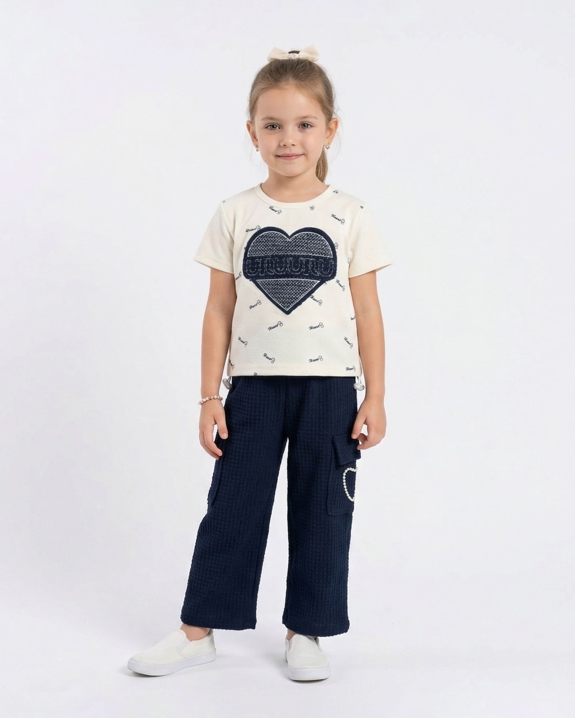 Valuables Girls Half Sleeves Suit