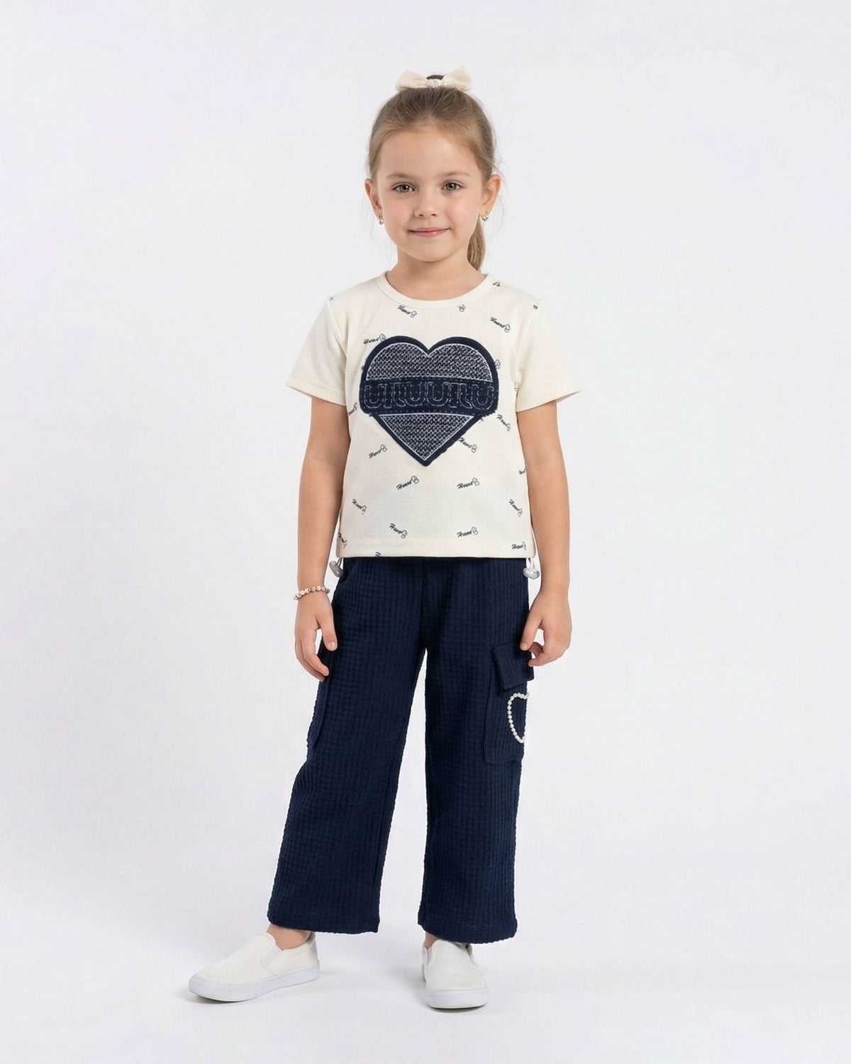 Valuables Girls Half Sleeves Suit