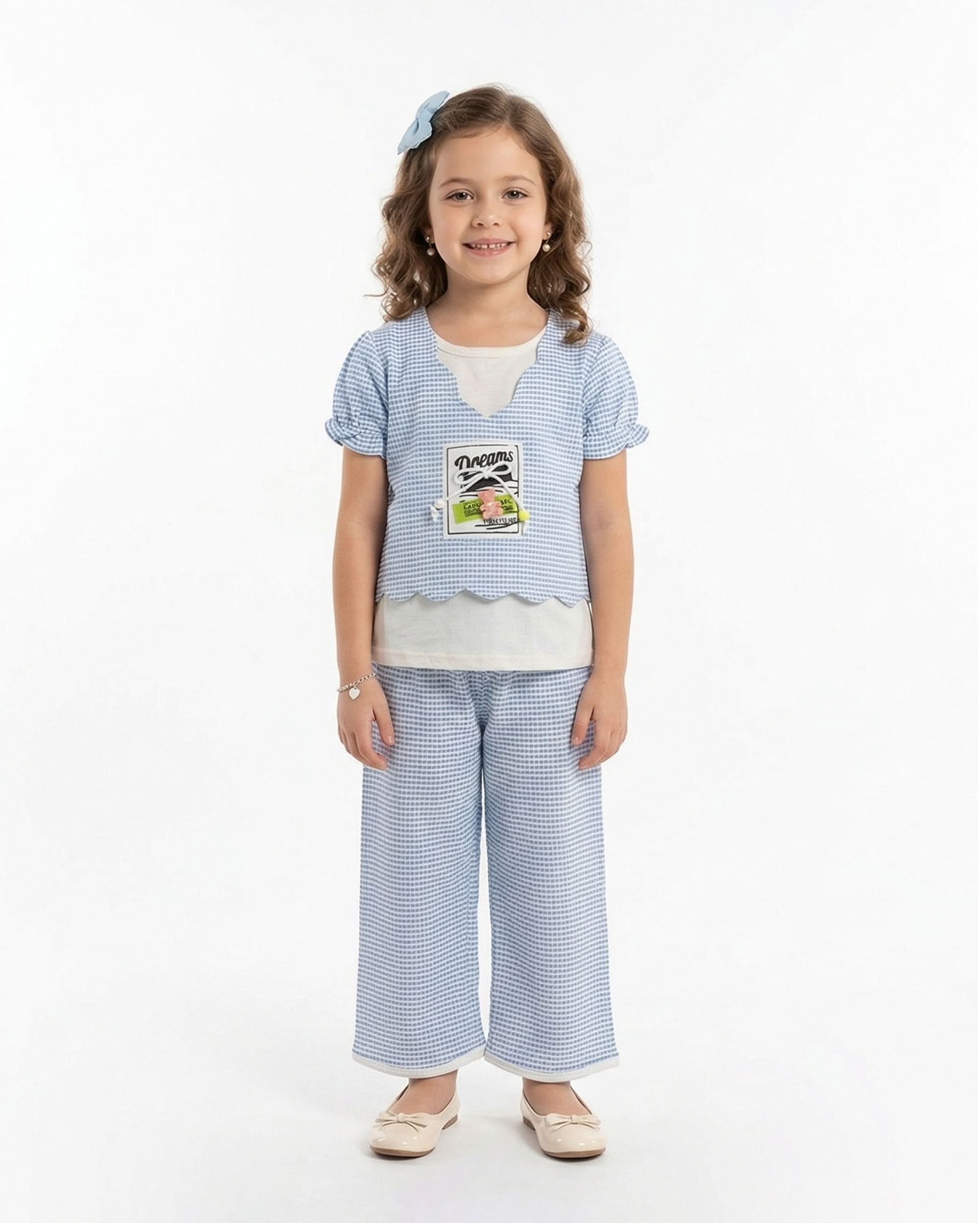 Valuables Girls Half Sleeves Suit
