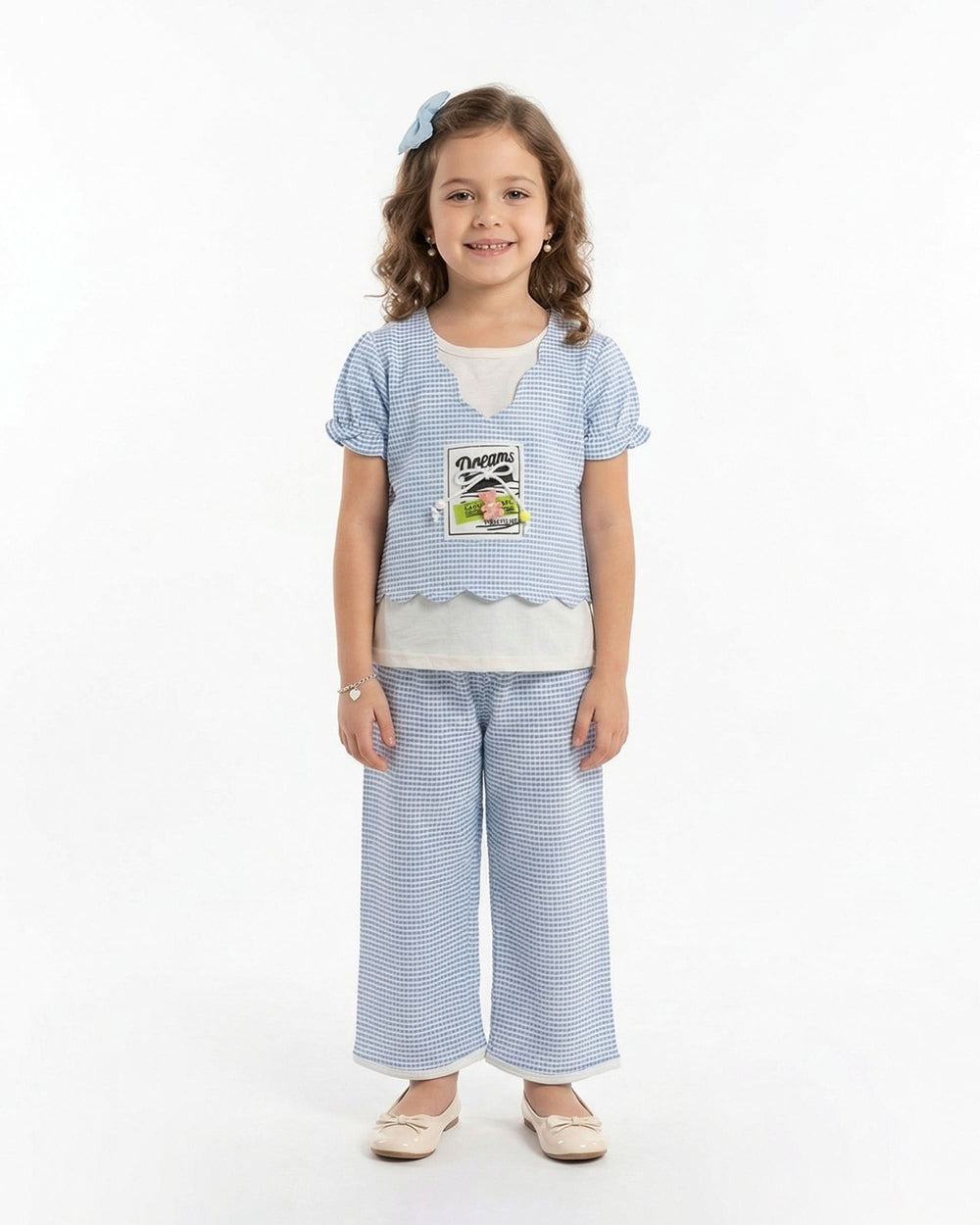 Valuables Girls Half Sleeves Suit