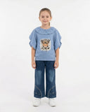 Girls Half Sleeves Suit