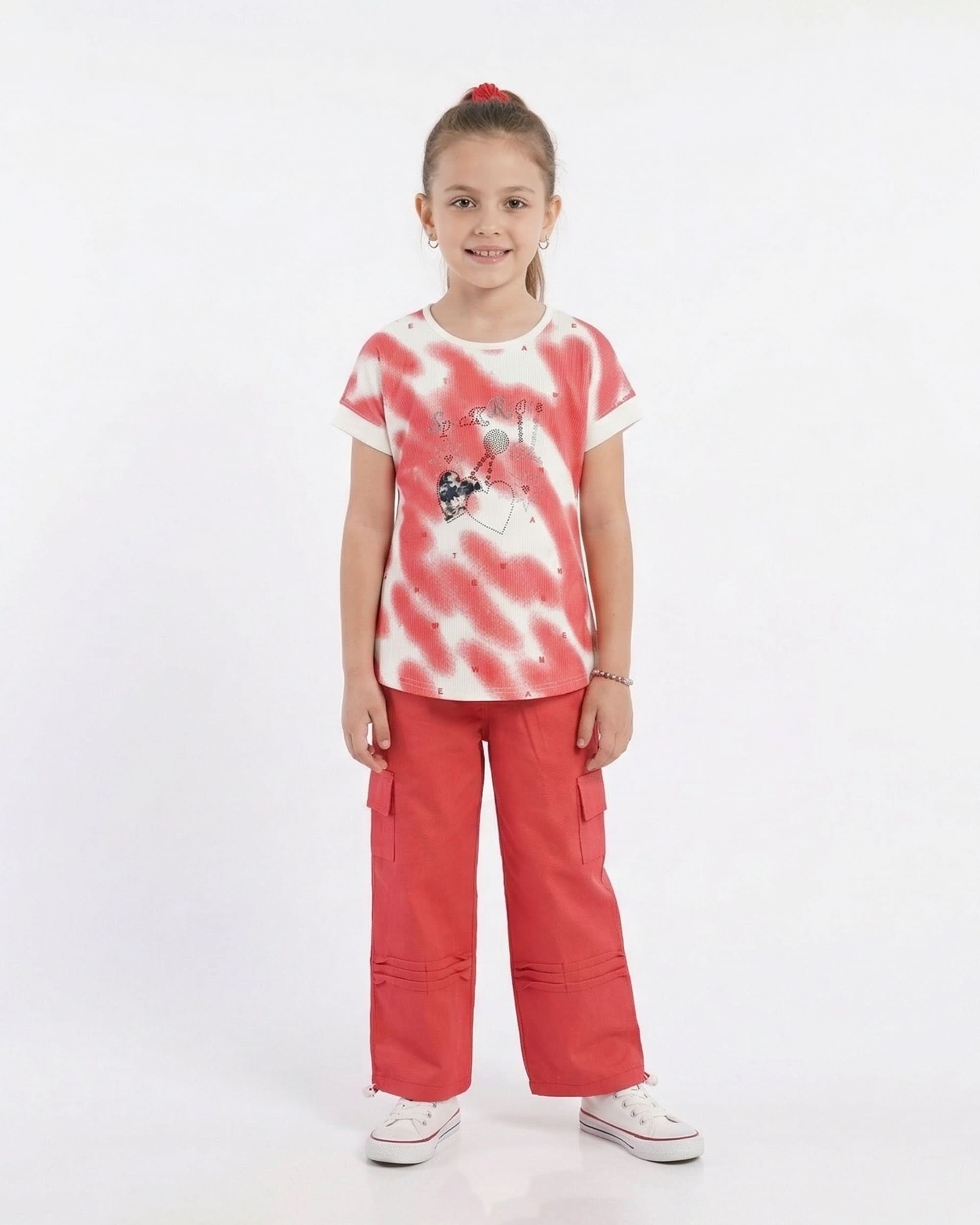 Girls Half Sleeves Suit
